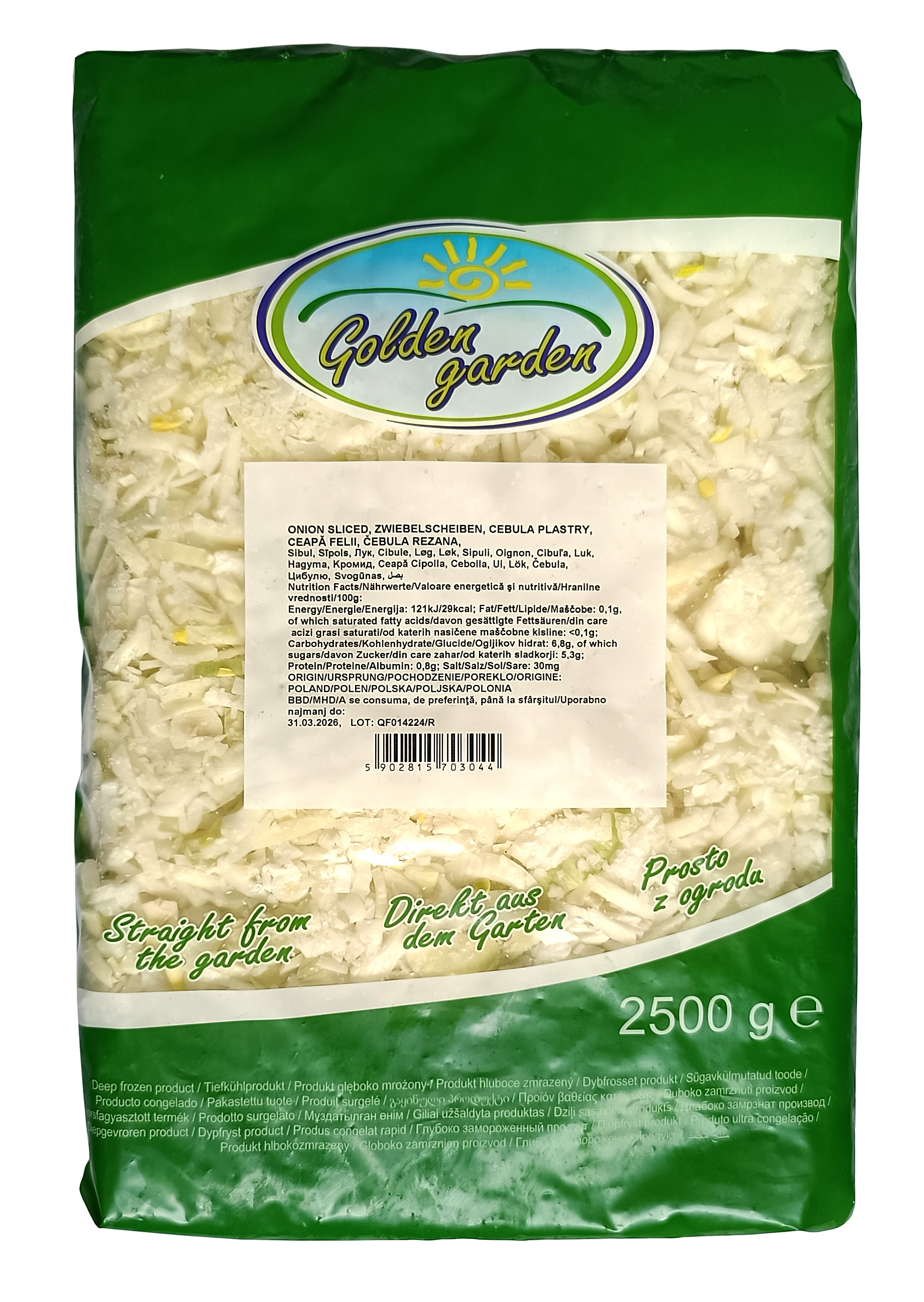 Golden Garden Cebula Plastry 2500G
