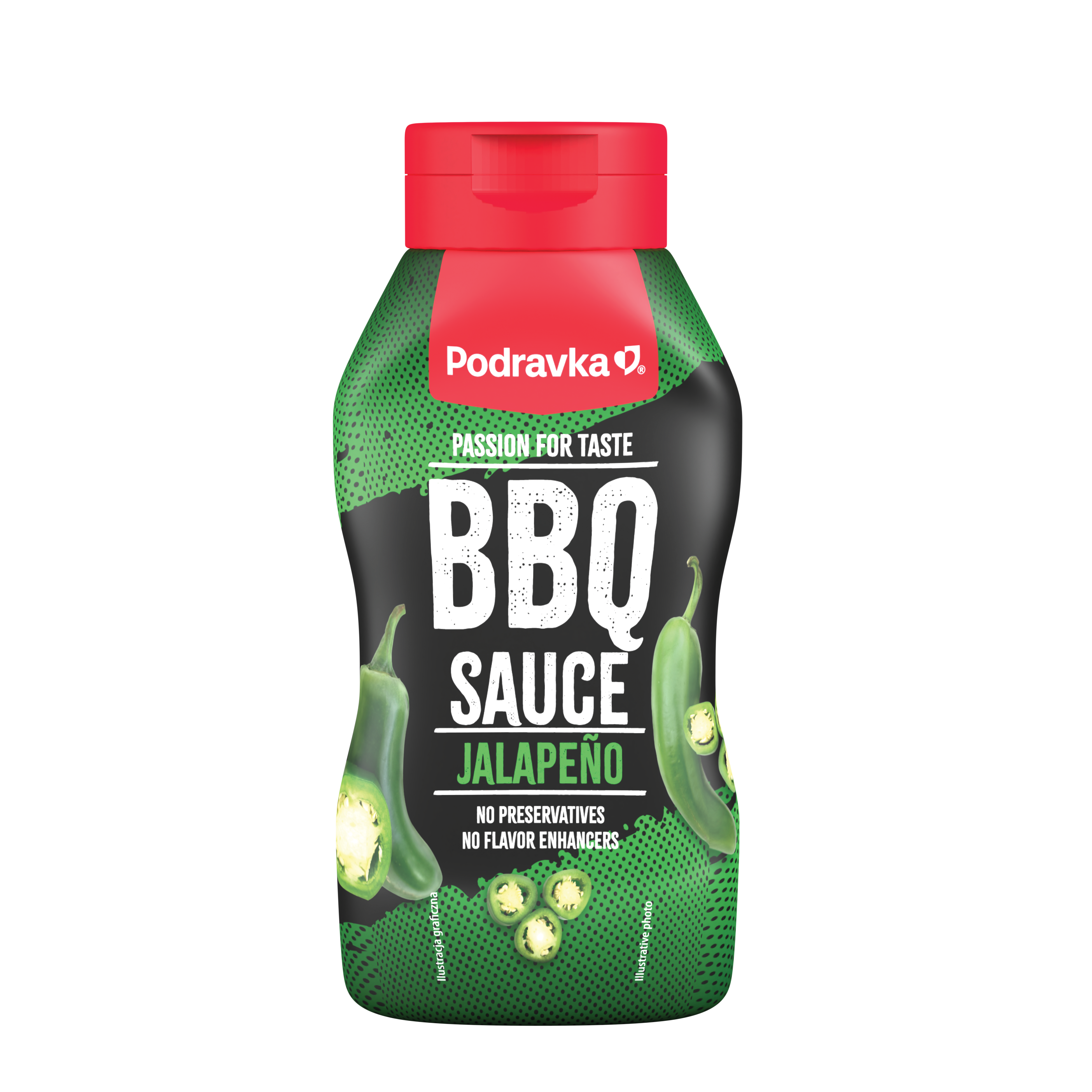 Podravka Sos Bbq Jalepeno 345G