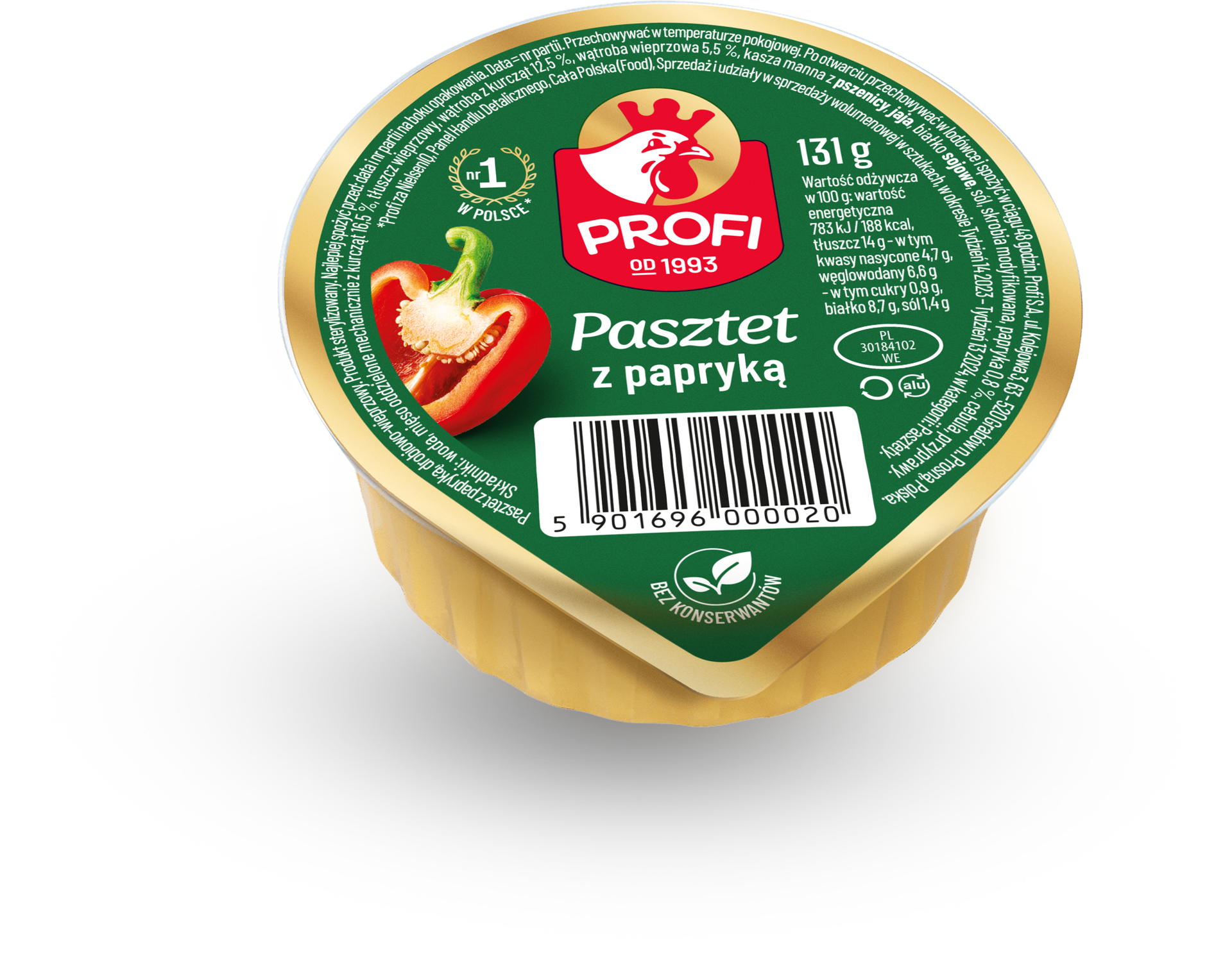 Profi Pasztet Z Papryką 131G