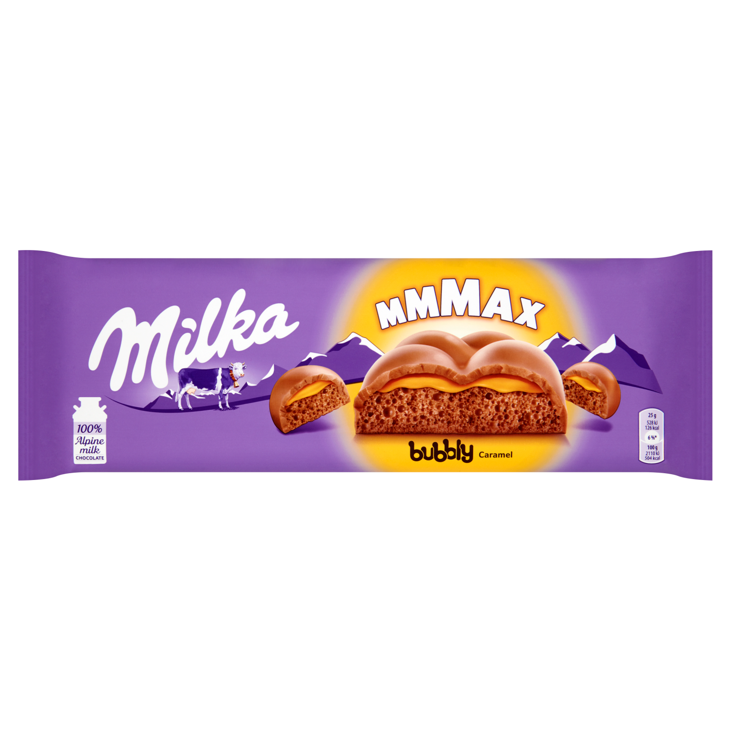 Milka Bubbly Caramel 250G