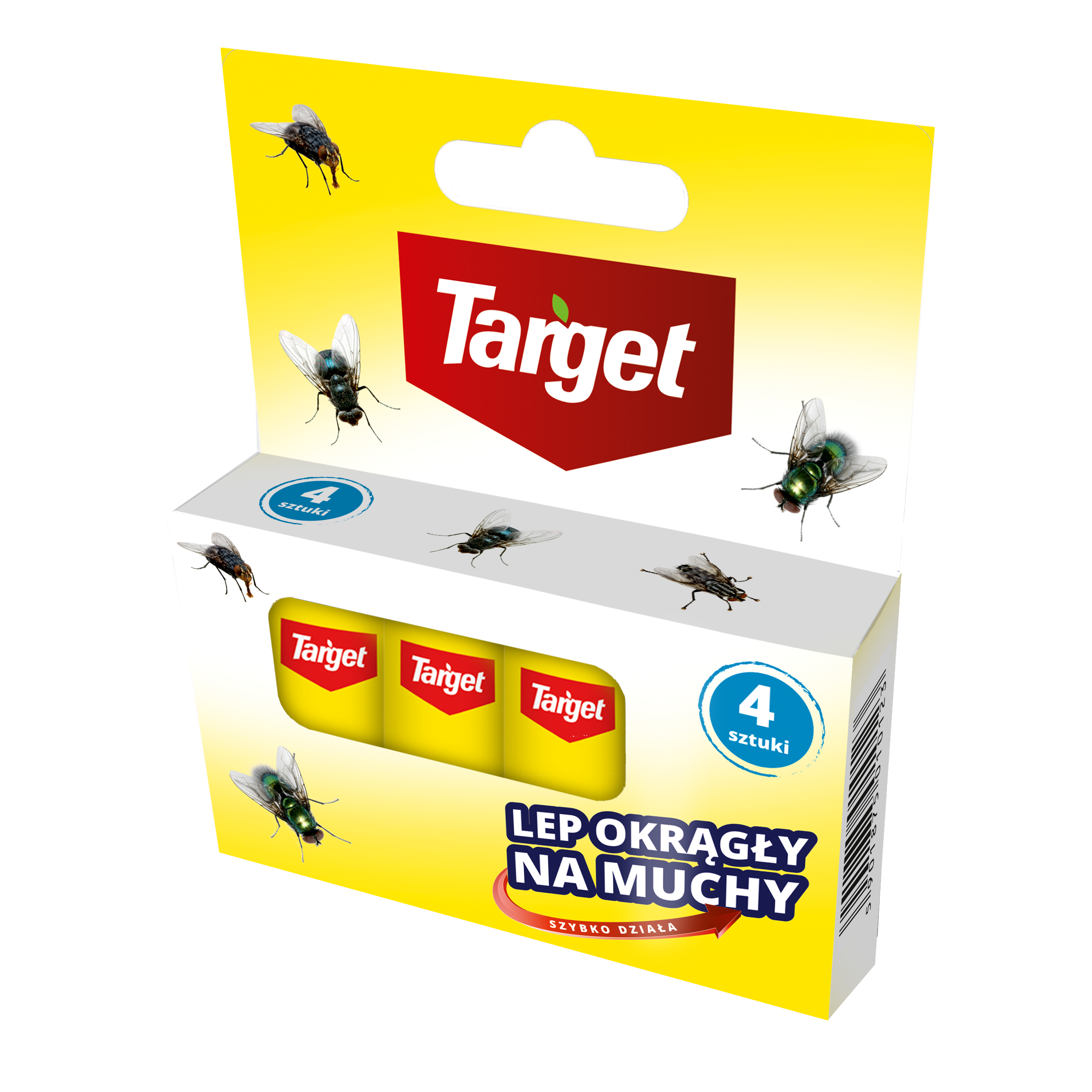 Lep Na Muchy Target Okrągły 4 Szt