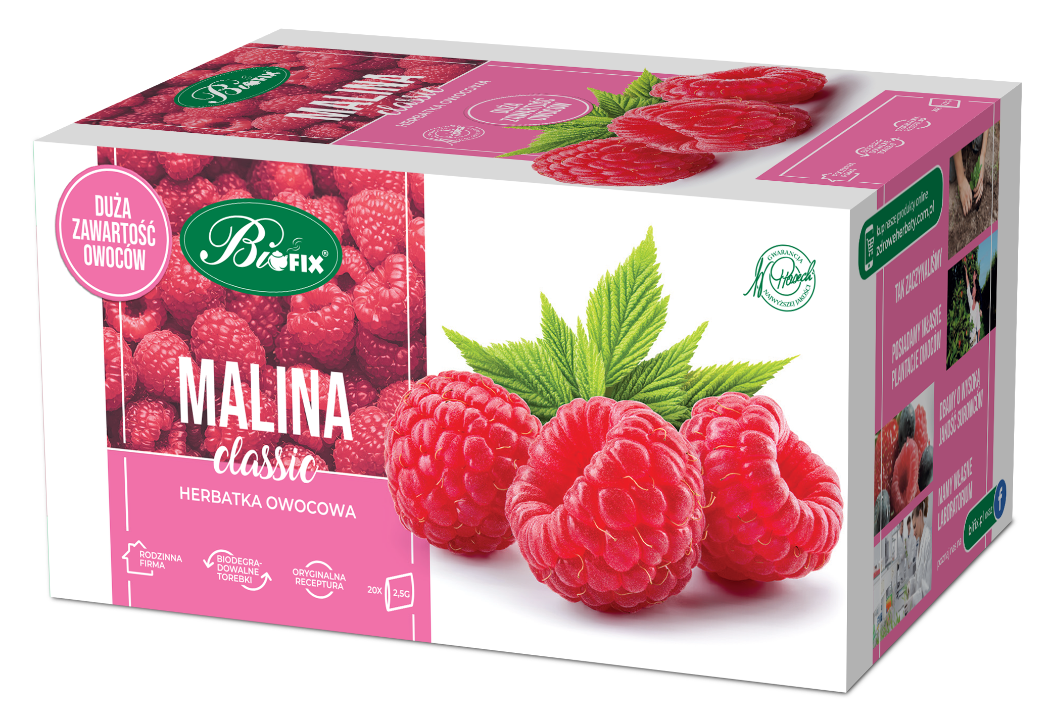 Bifix Classic Malina Herbatka Ekspresowa 20X2,5G