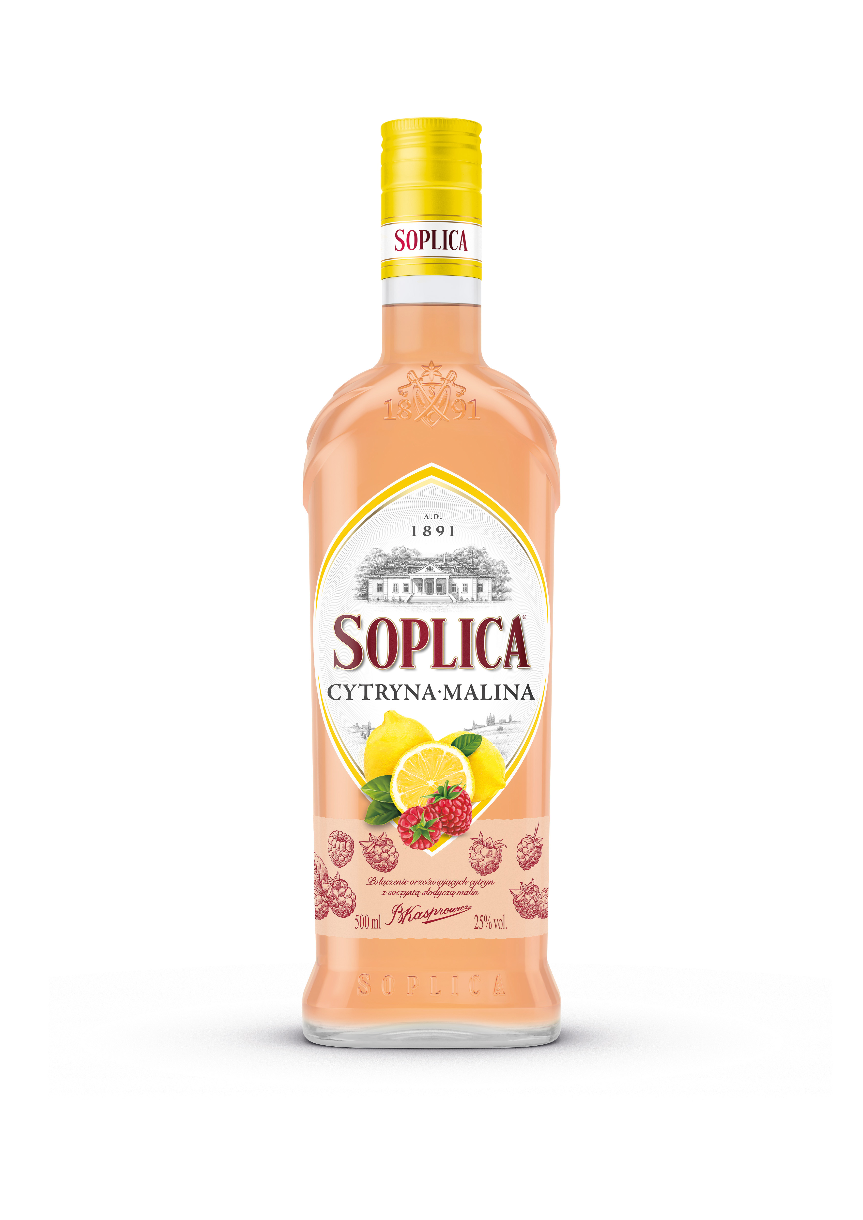Soplica Cytryna Malina Alk. 25 % 500 Ml