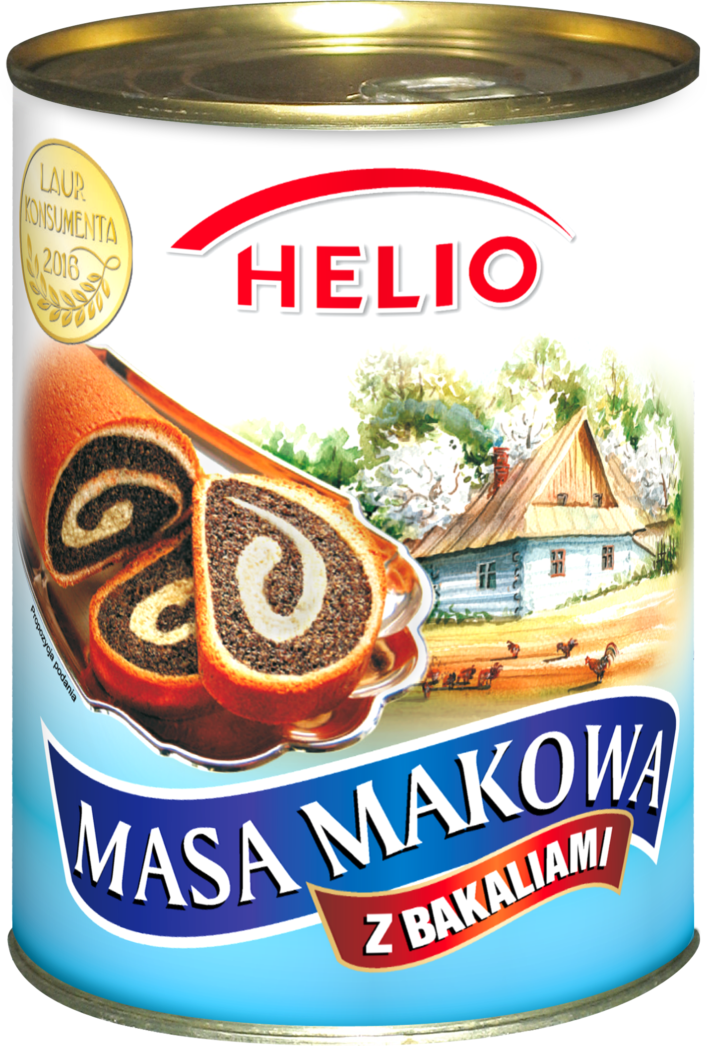 Masa Makowa Z Bakaliami 850 G Helio