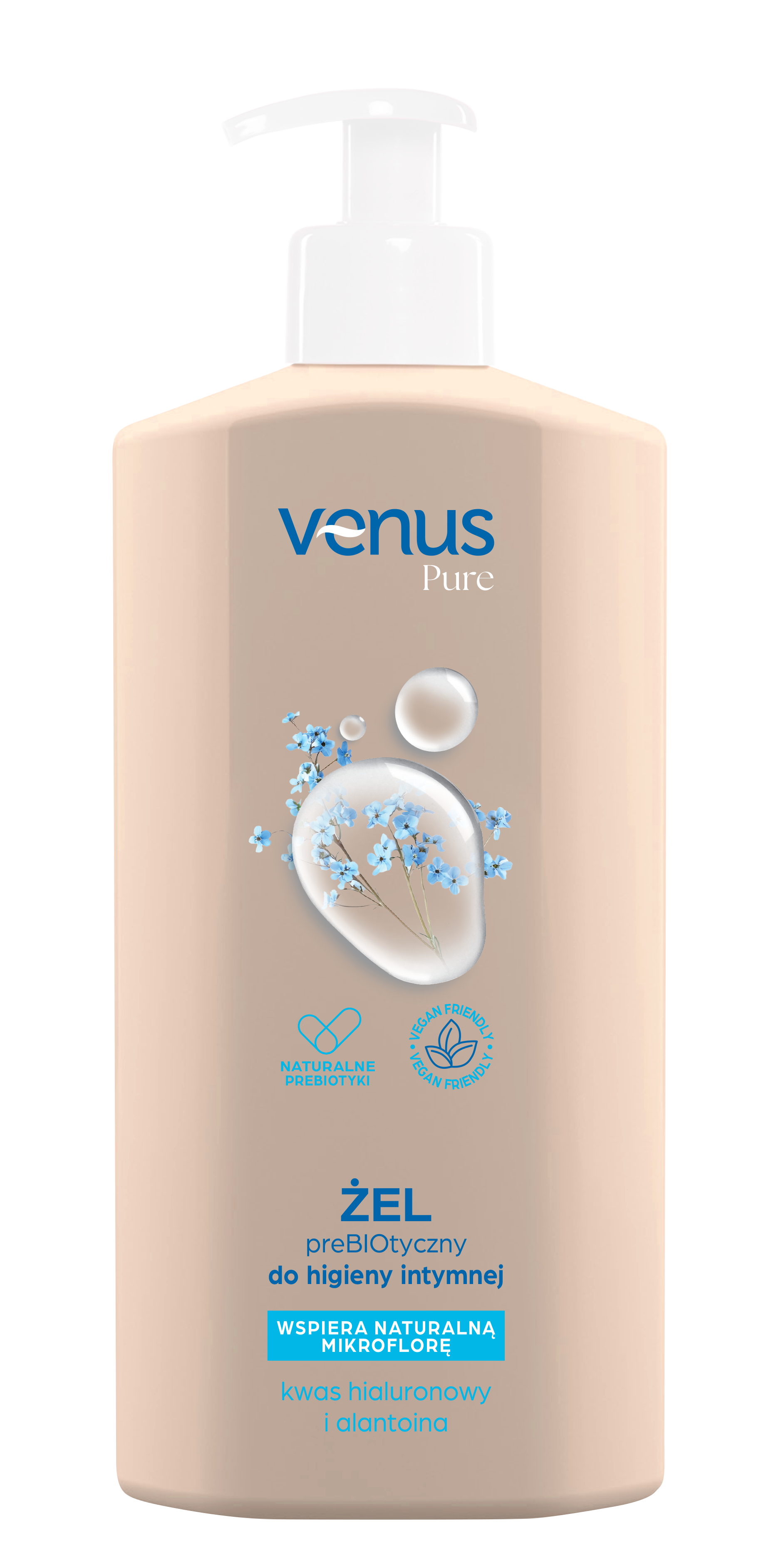 Żel Do Higieny Intymnej Prebiotyczny Venus Pure Kwas Hialuronowy 500Ml