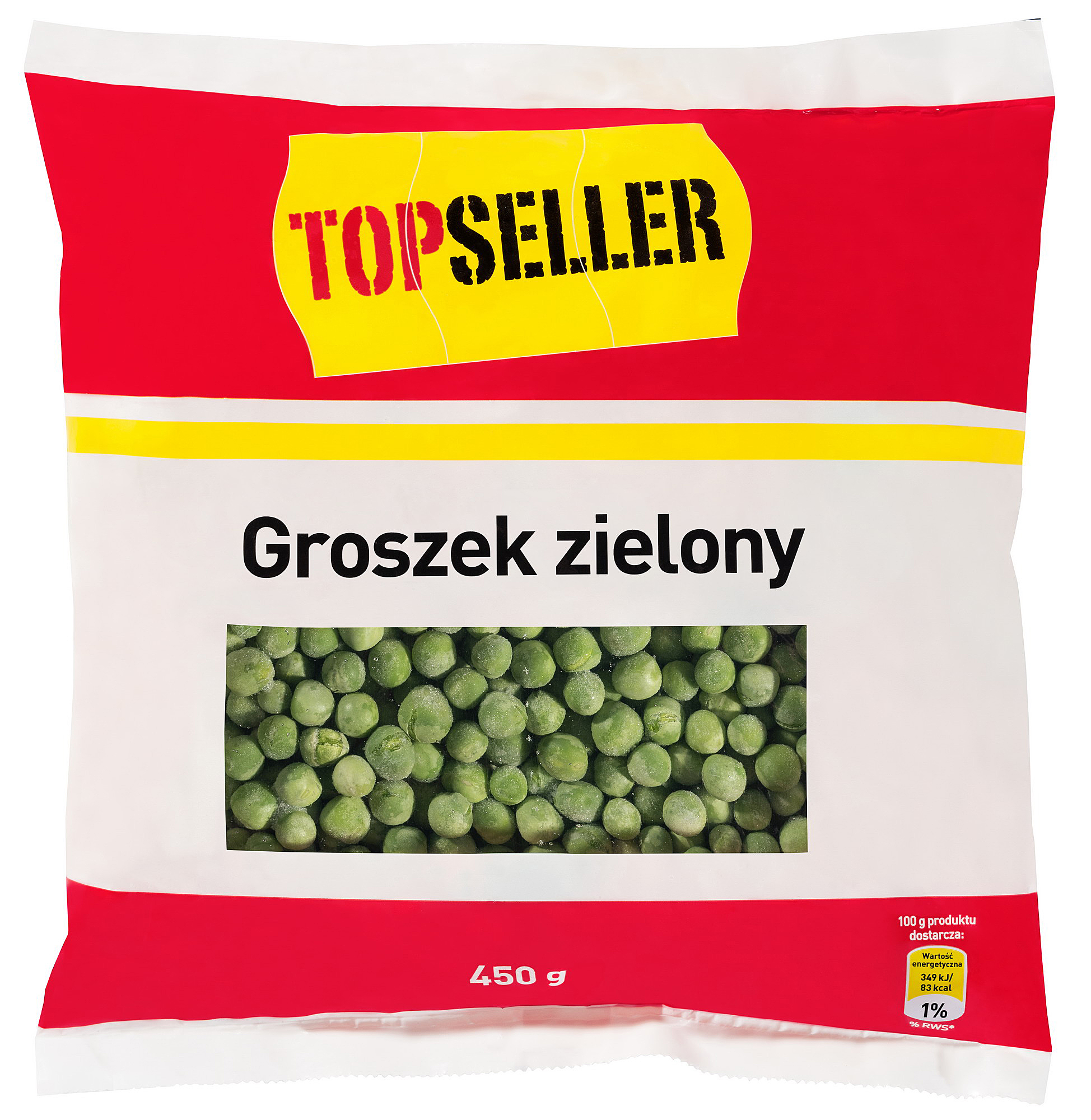 Topseller Groszek Zielony 450 G
