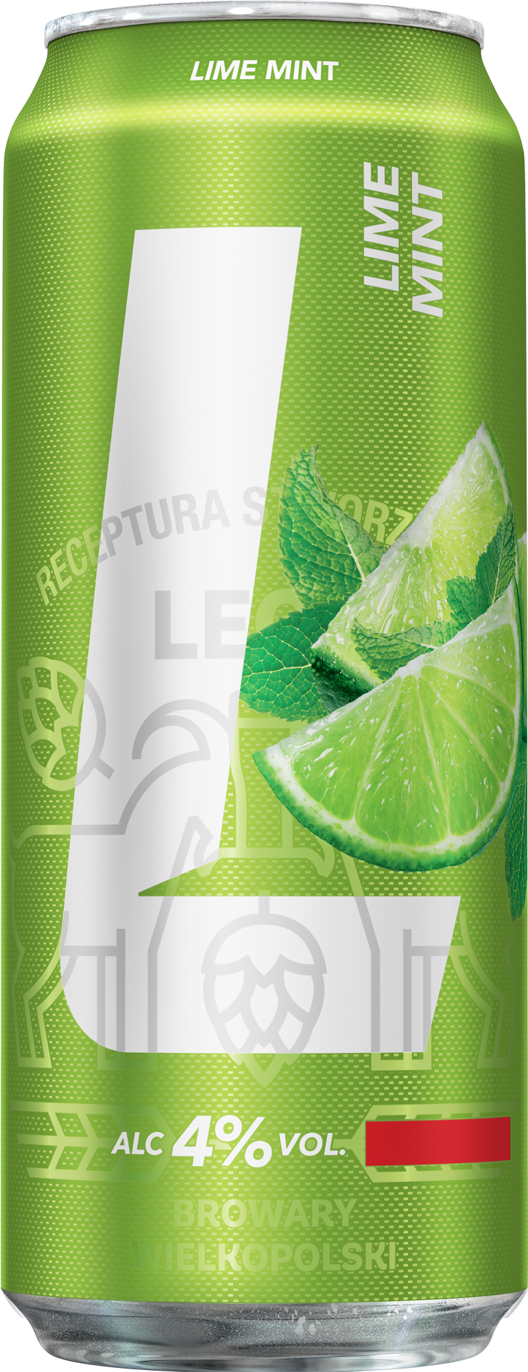 Piwo Lech Lime Mint 4,0% Puszka 500Ml Kaucja