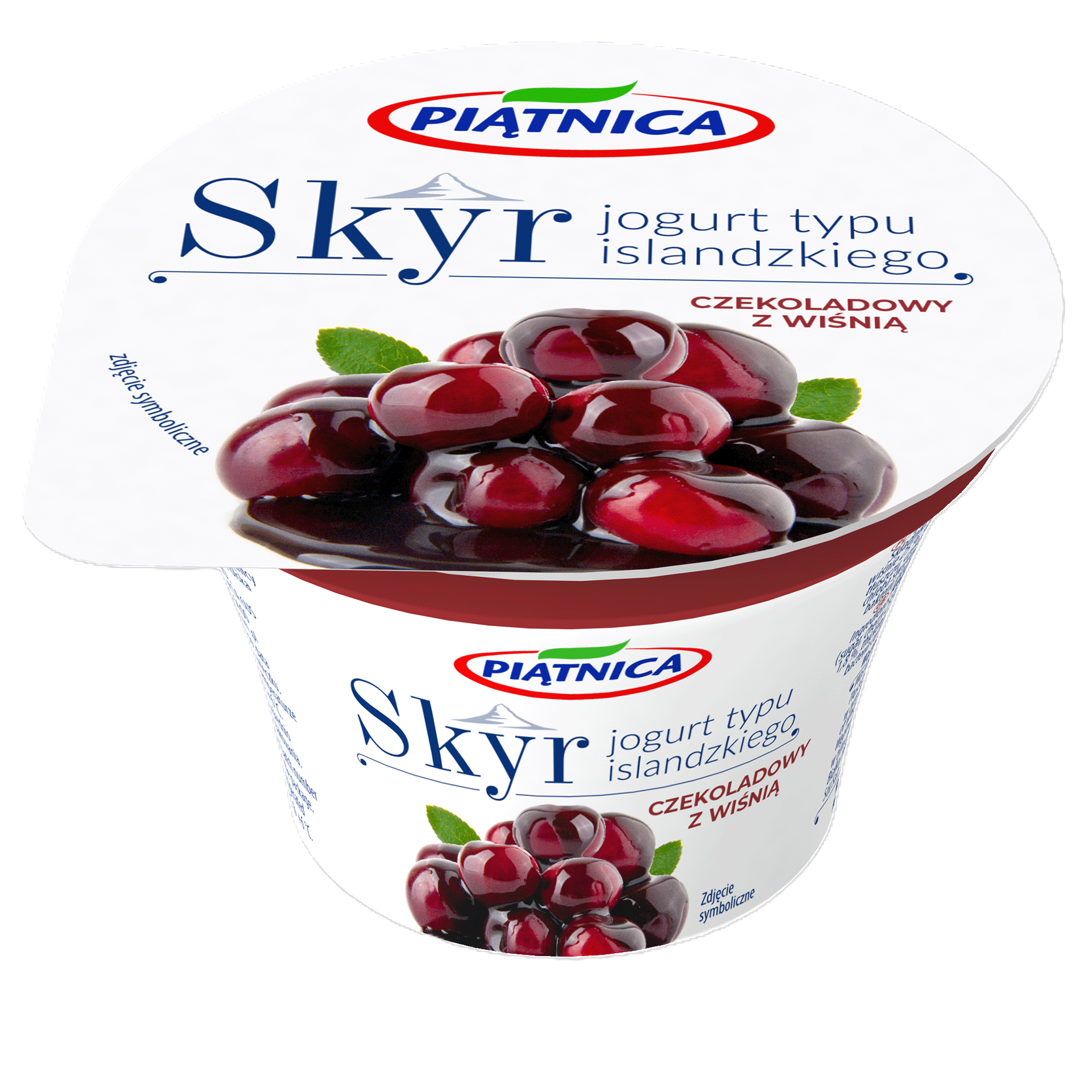 Piątnica Skyr Jogurt Typu Islandzkiego Czekoladowy Z Wiśnią 150 G