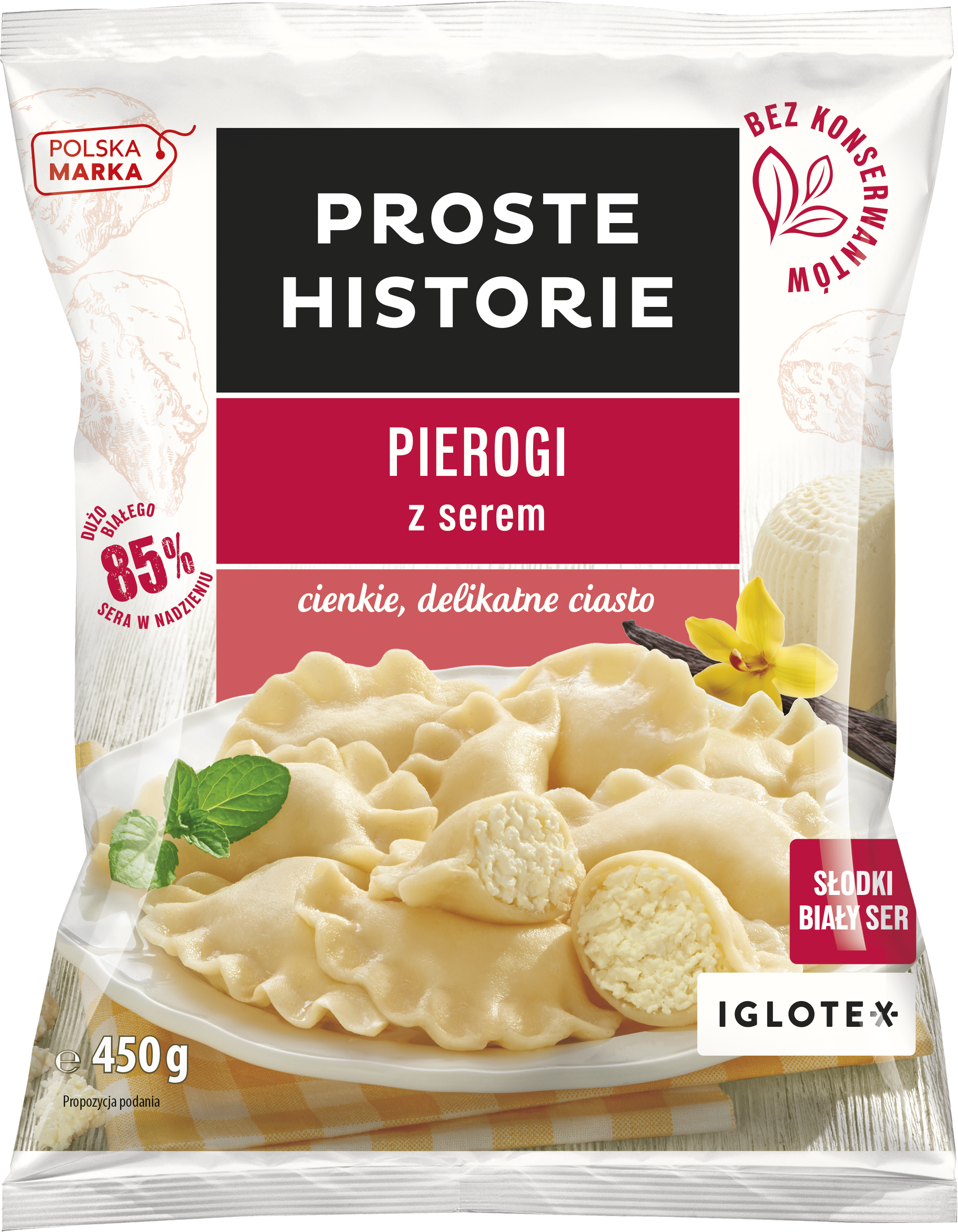 Proste Historie -Pierogi Z Serem 450G