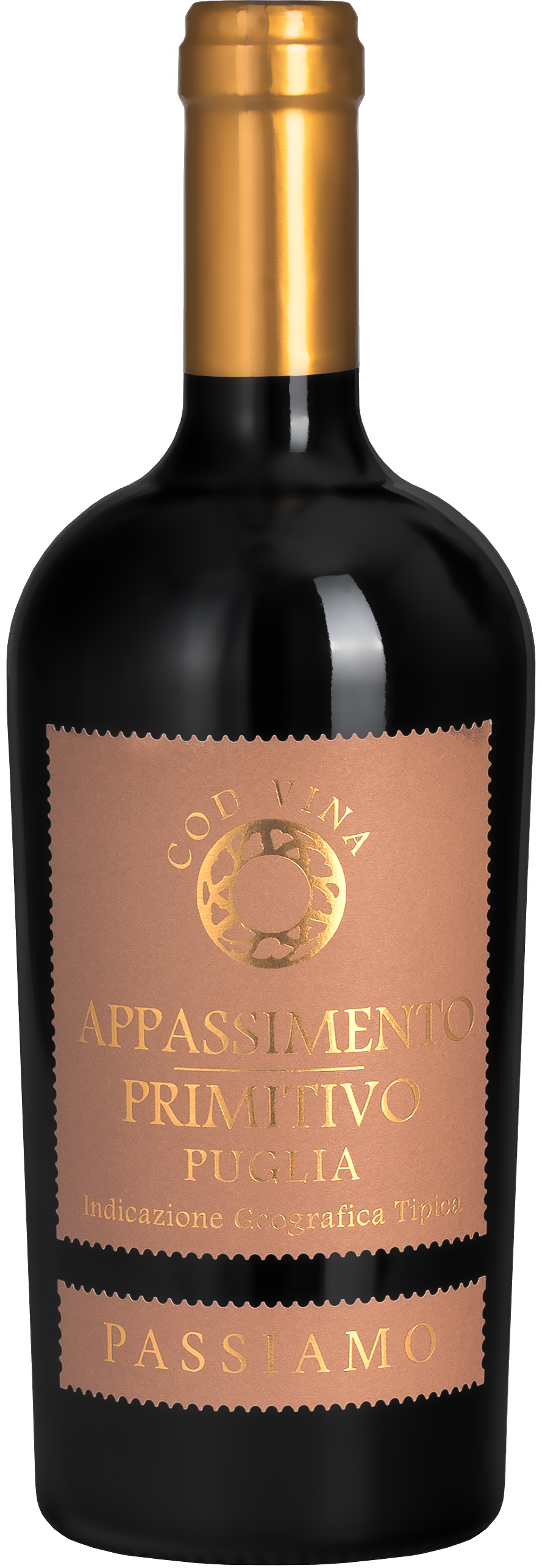 Passiamo Cod Vina Primitivo Appassimento Igt Puglia Włochy Wino Czerwone Półwytrawne 750 Ml