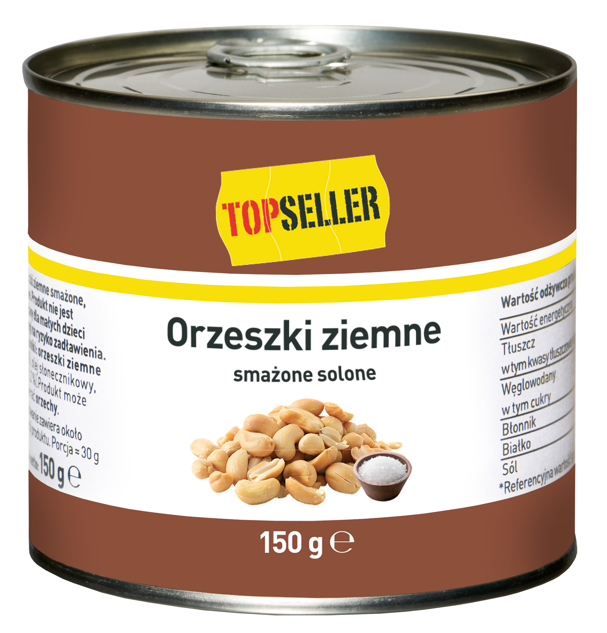 Topseller Orzeszki Ziemne Smażone Solone 150 G