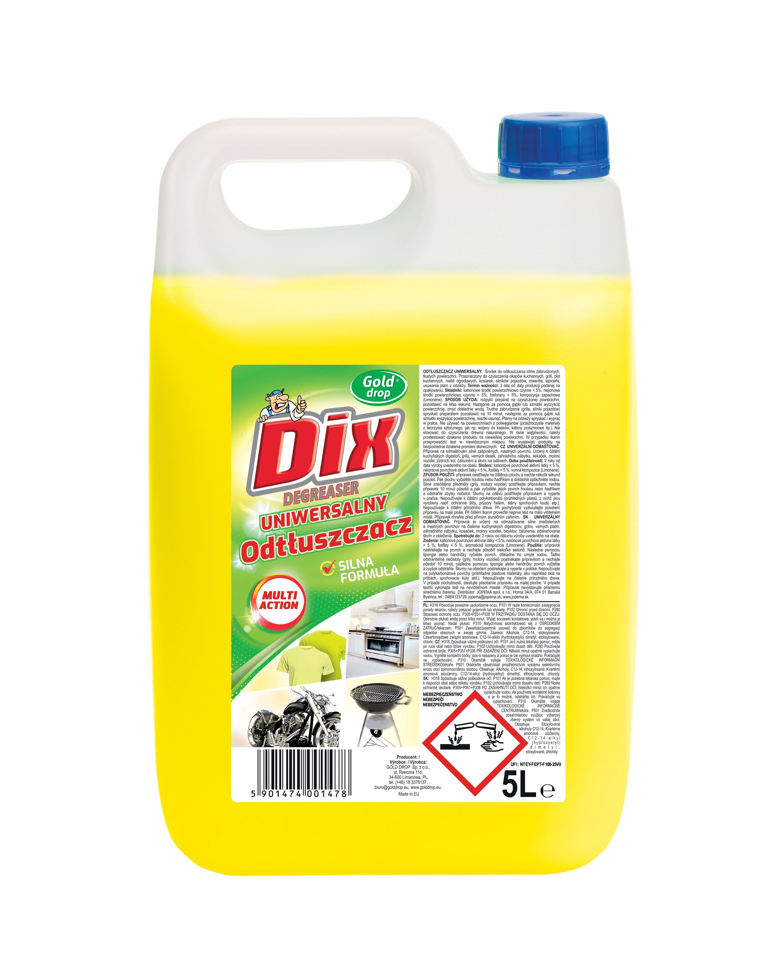 Dix Odtłuszczacz 5,0L