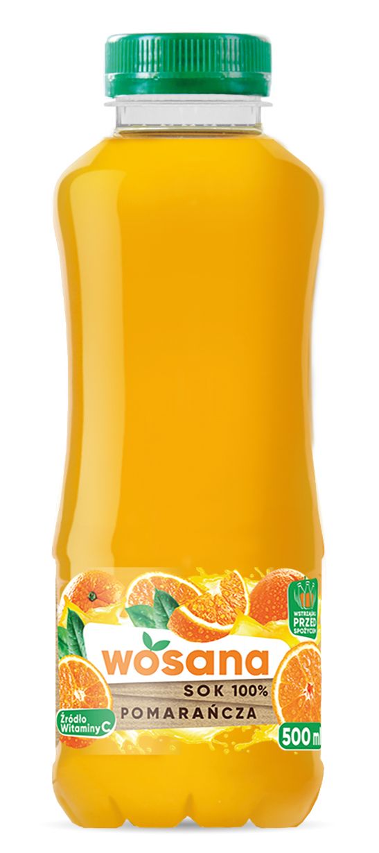 Wosana Sok Pomarańczowy 100% 500 Ml
