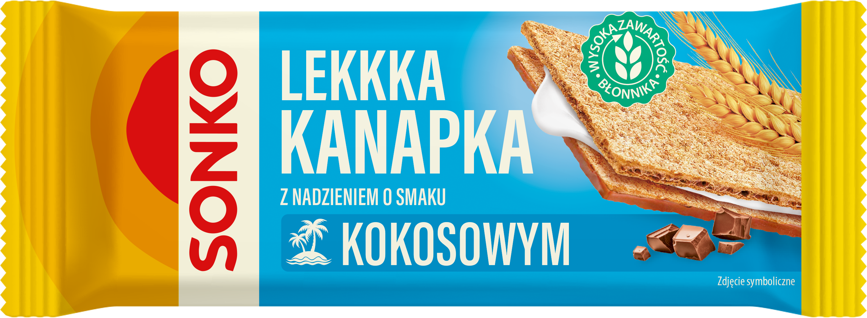 Sonko Lekkka Kanapka Z Nadzieniem O Smaku Kokosowym 30G