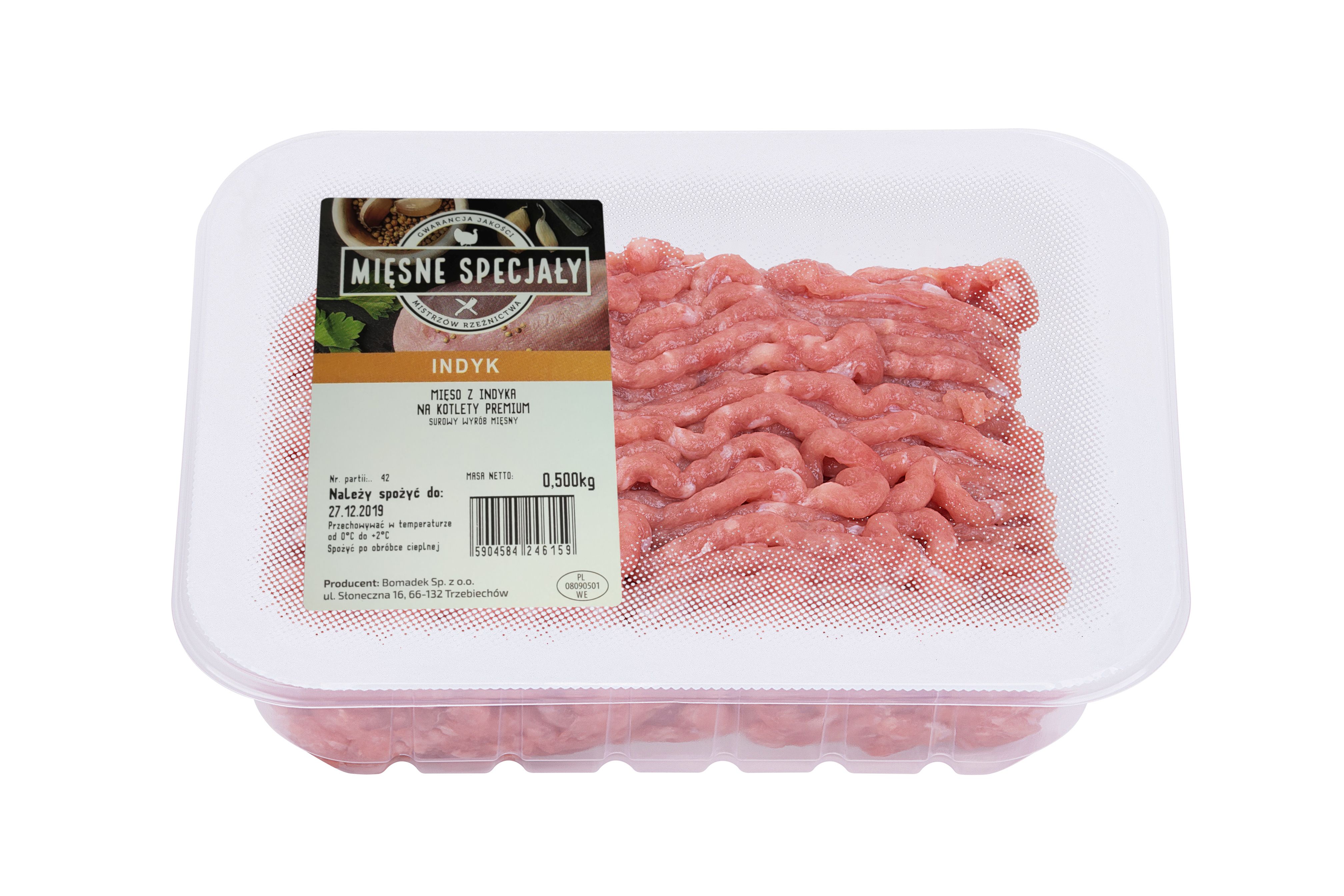 Mięso Z Indyka Na Kotlety, Mięsne Specjały Map 500 G