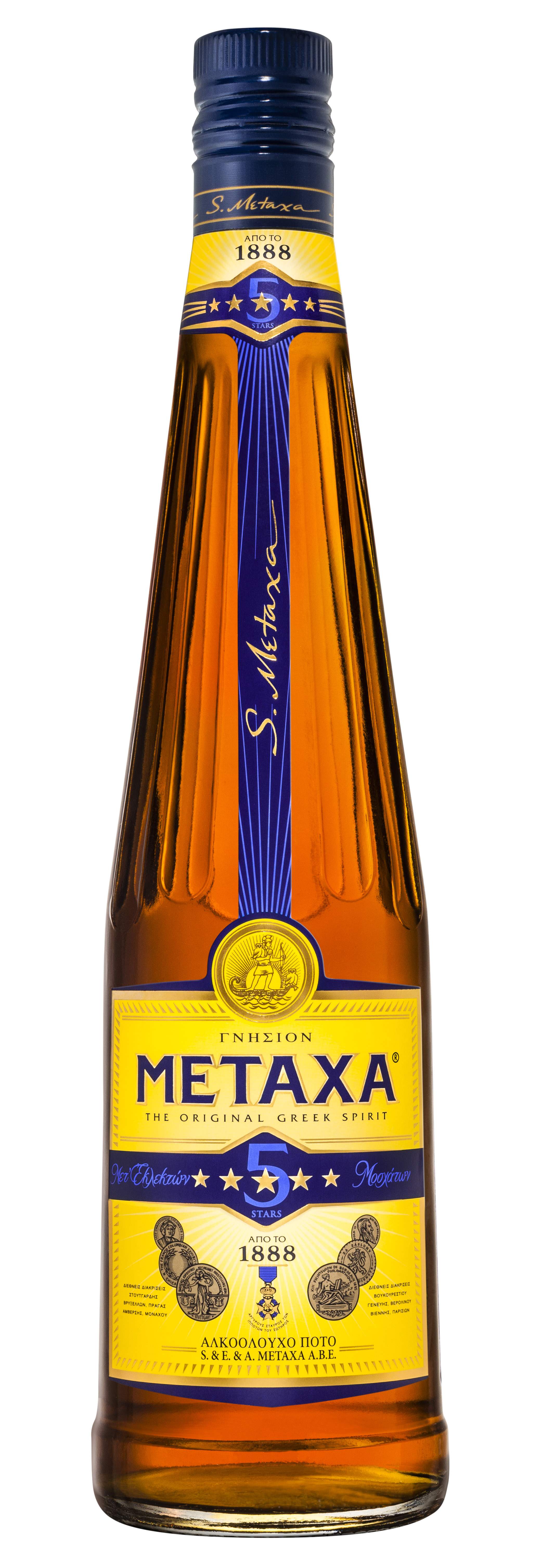 Brandy Metaxa 5* 38% 500 Ml