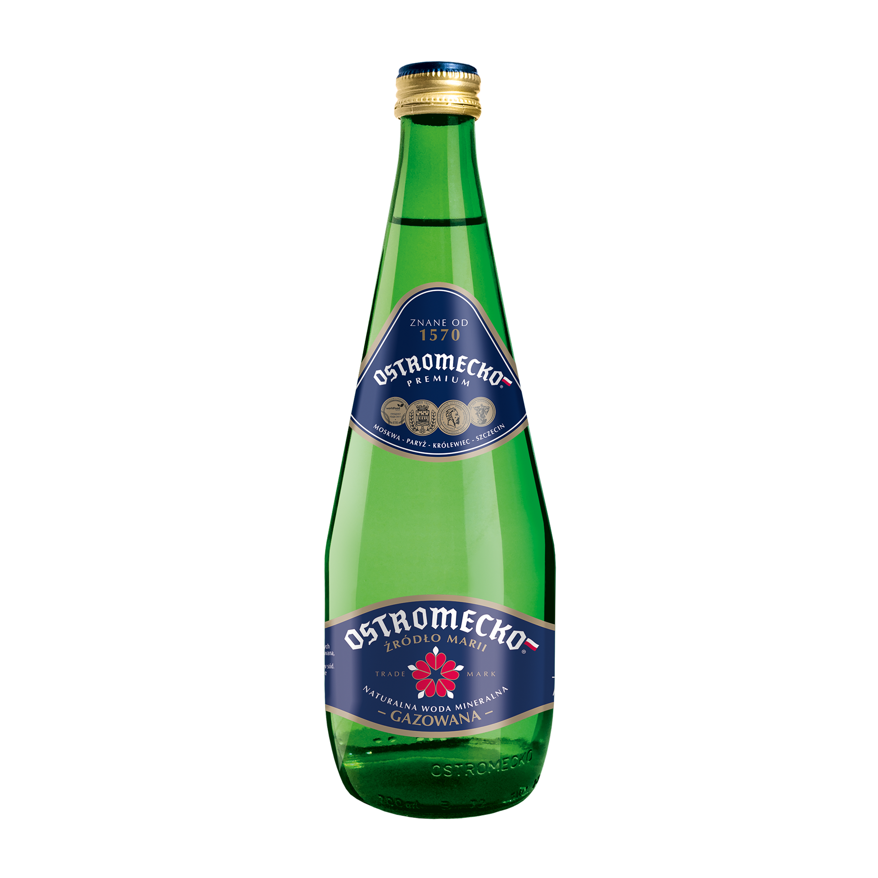 Ostromecko Naturalna Woda Mineralna Gazowana 700Ml