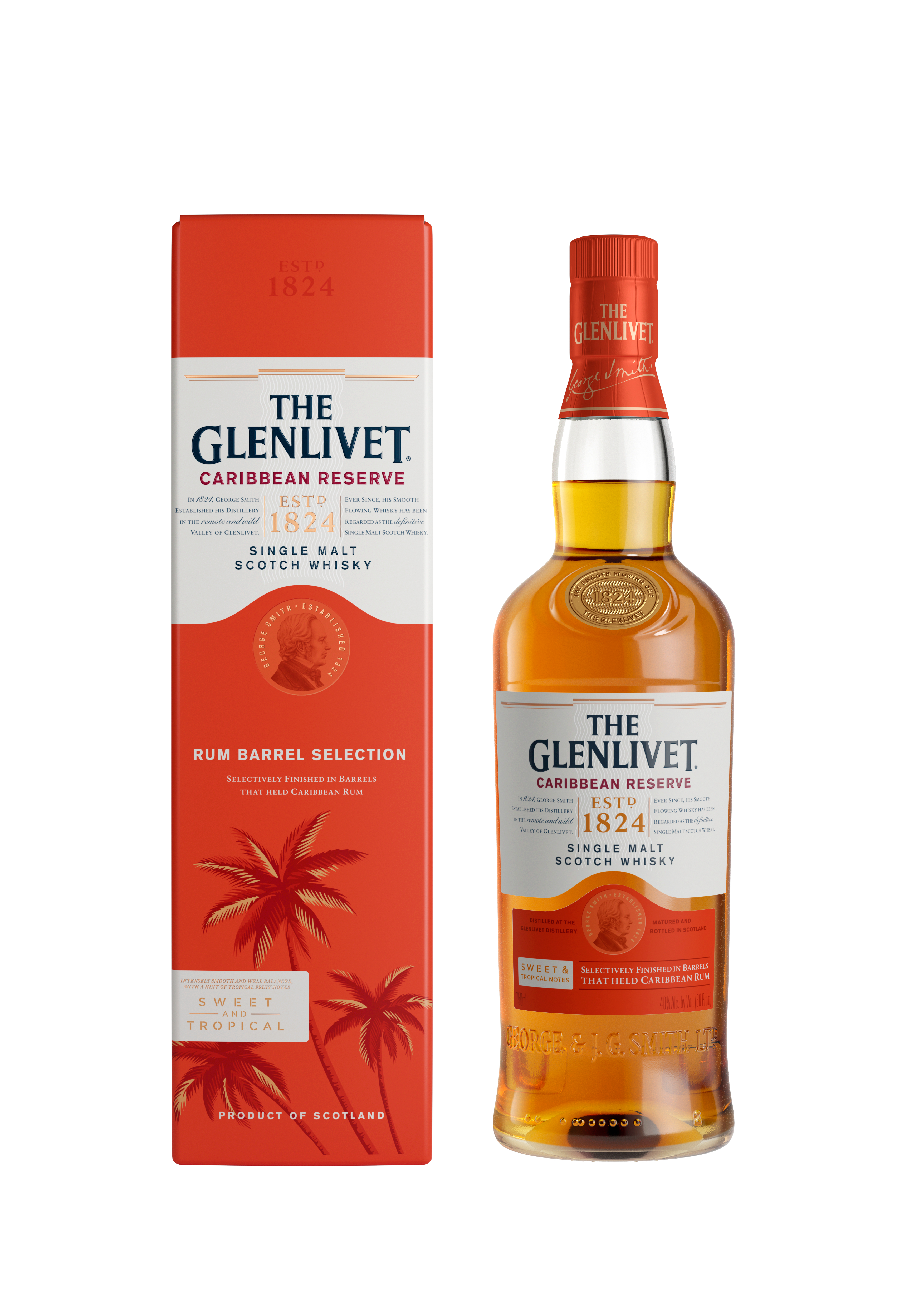 Whisky The Glenlivet Carribean Reserve 40% 0,7L