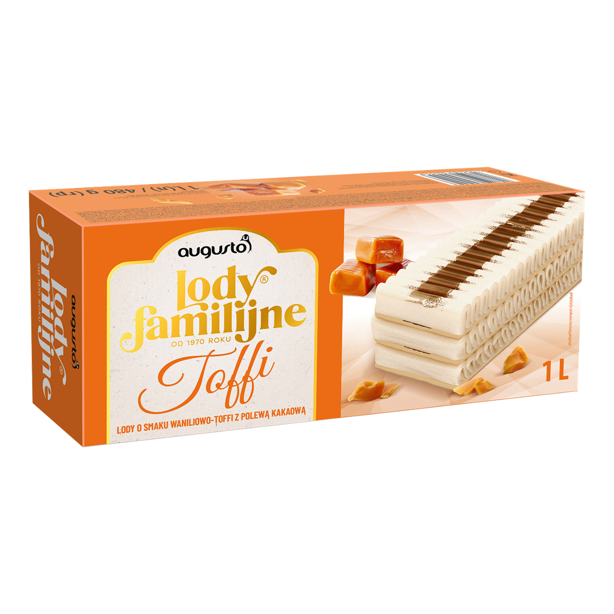 Lody Augusto Rolada O Smaku Waniliowym I Toffi 1L