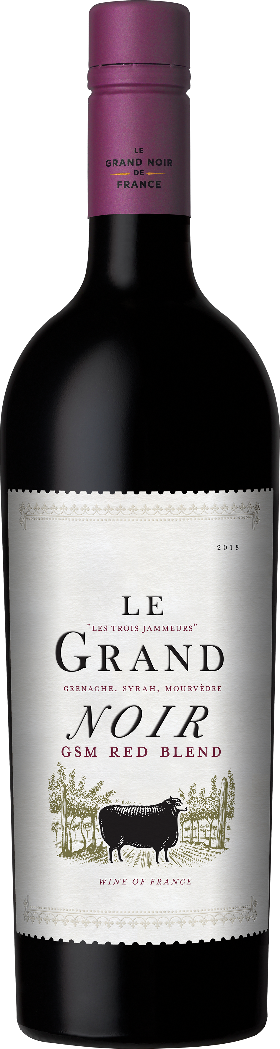 Le Grand Noir Grenache Shiraz Mourvedre Czerwone Wytrawne 750 Ml