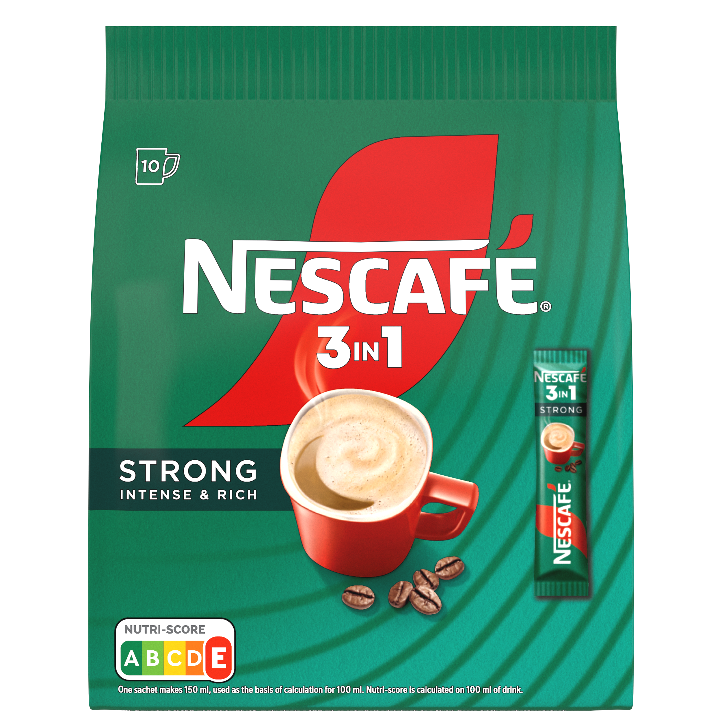 Nescafe 3In1 Strong Intense&Rich 160G