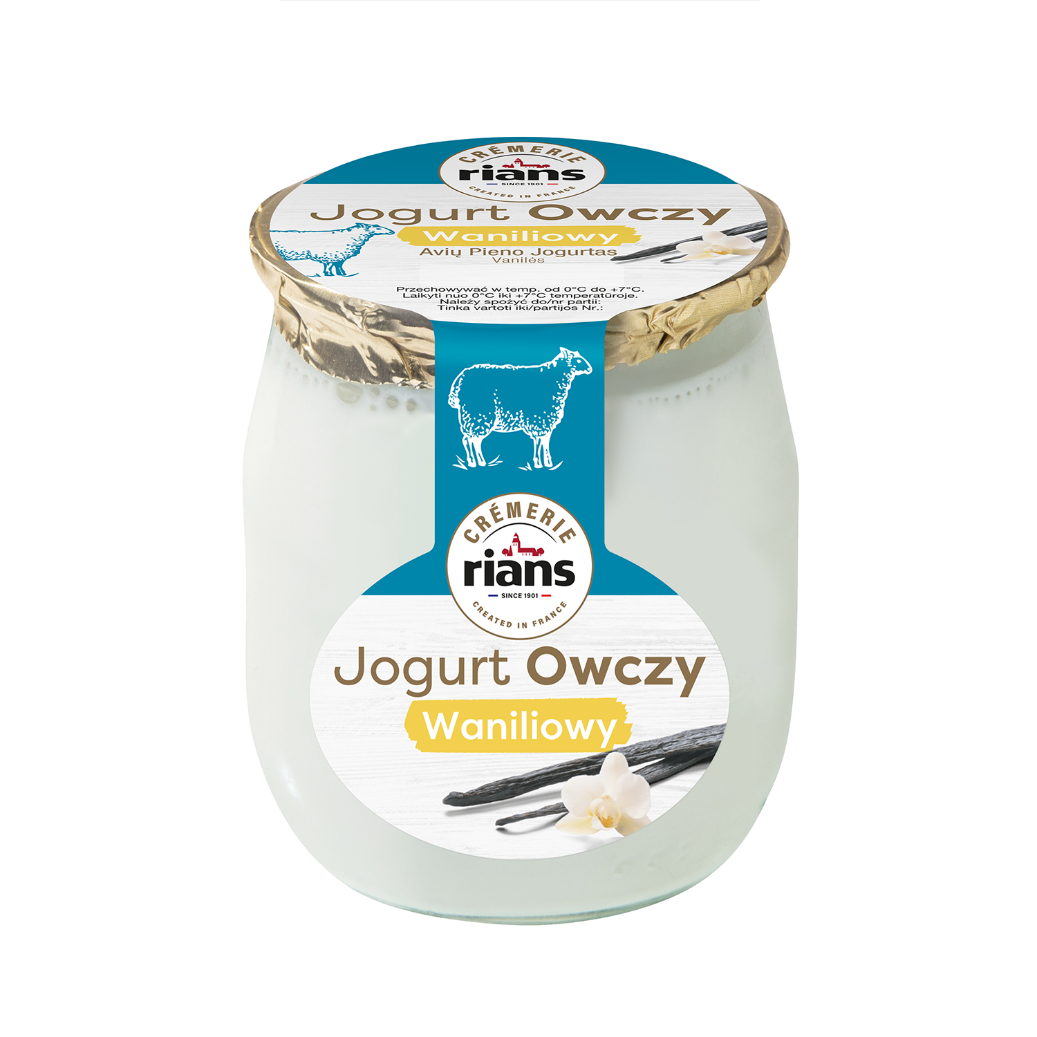 Jogurt Owczy Rians Waniliowy 115G