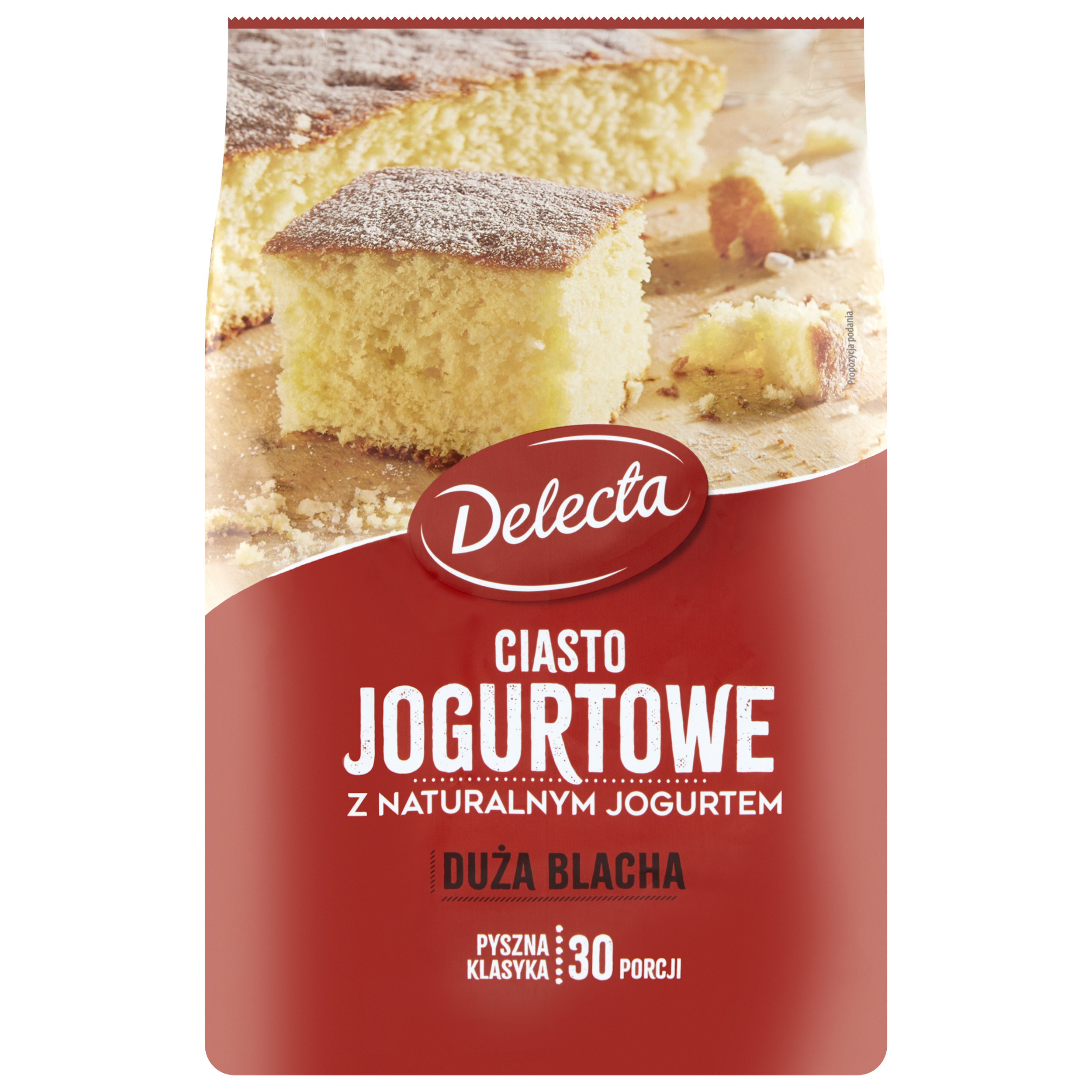 Duża Blacha Ciasto Jogurtowe 640G Delecta