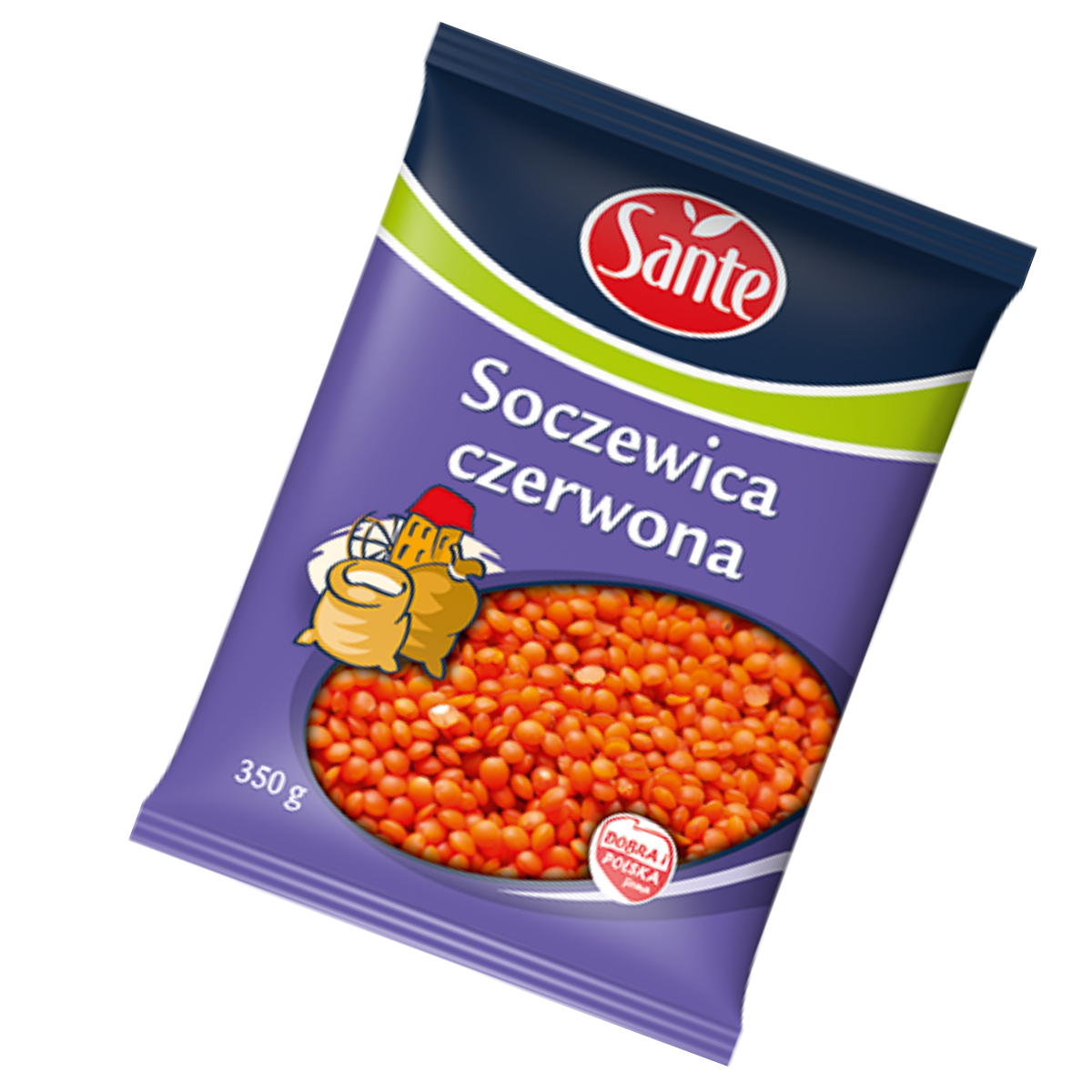 Soczewica Czerwona 350 G Sante