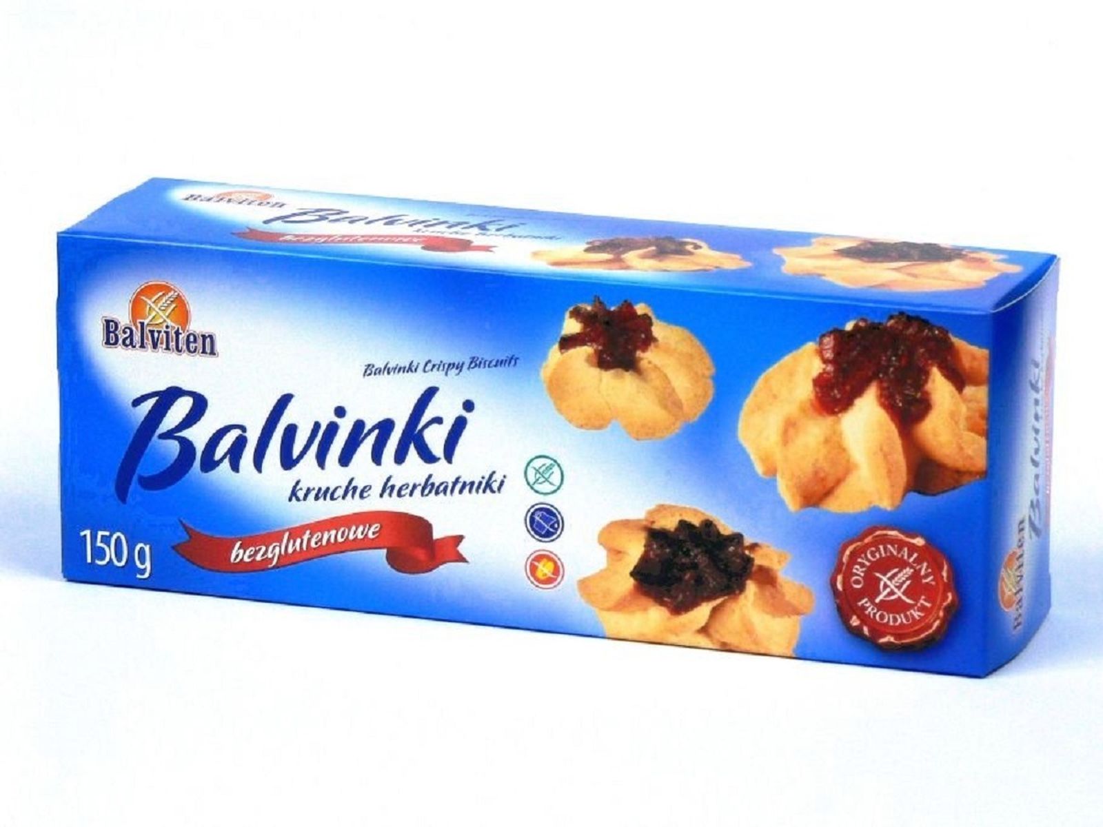 Balviten Balvinki Kruche Herbatniki Bezglutenowe 150G