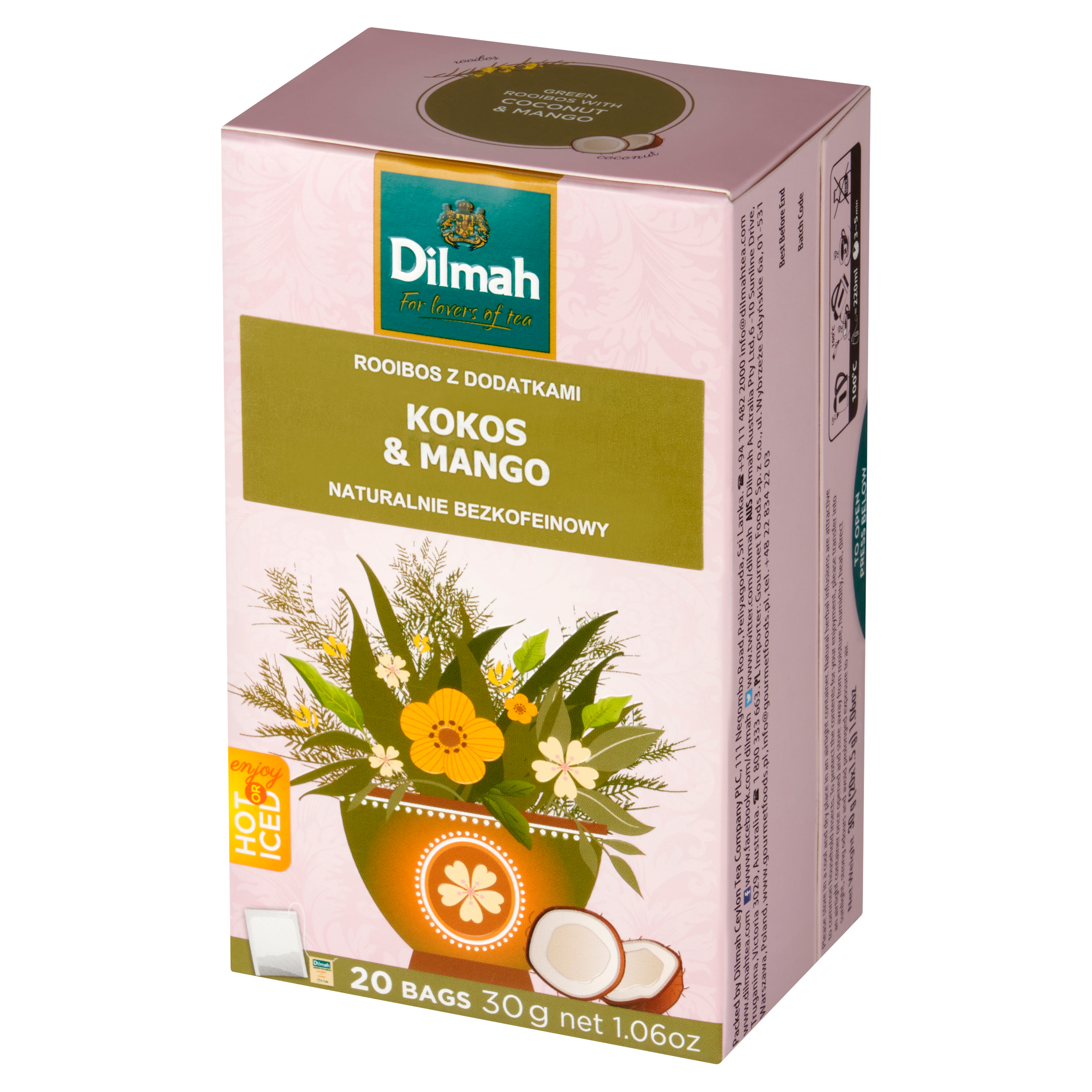Dilmah Coconut & Mango [20X1,5G]