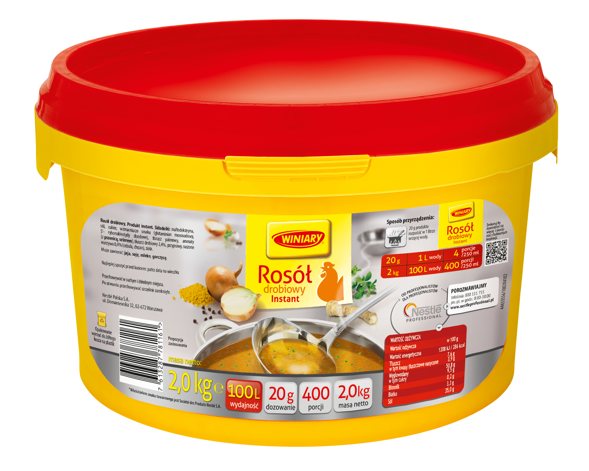 Winiary Rosół Drobiowy 2Kg