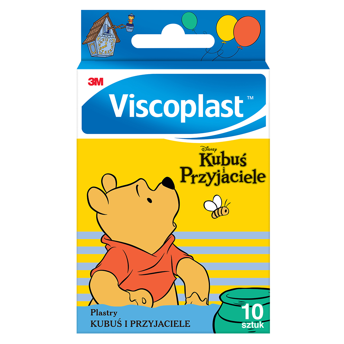 Viscoplast™ Plastry Kubuś I Przyjaciele, 72 Mm X 25 Mm, Pudełko/10 Szt.
