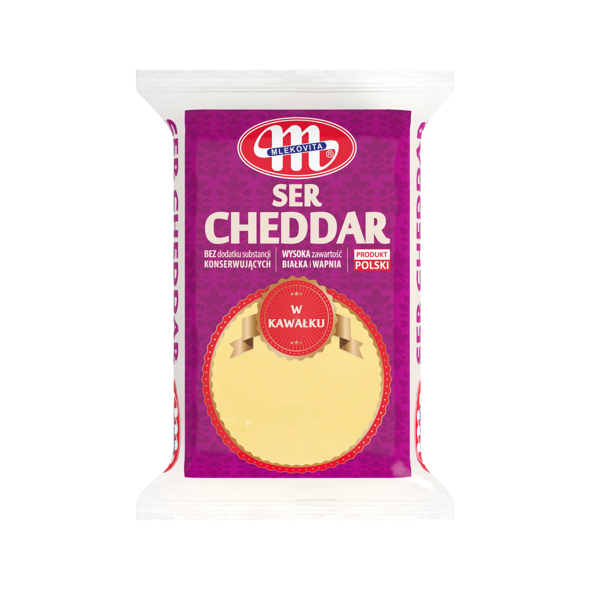 Mlekovita Ser Cheddar Kawałek 250G