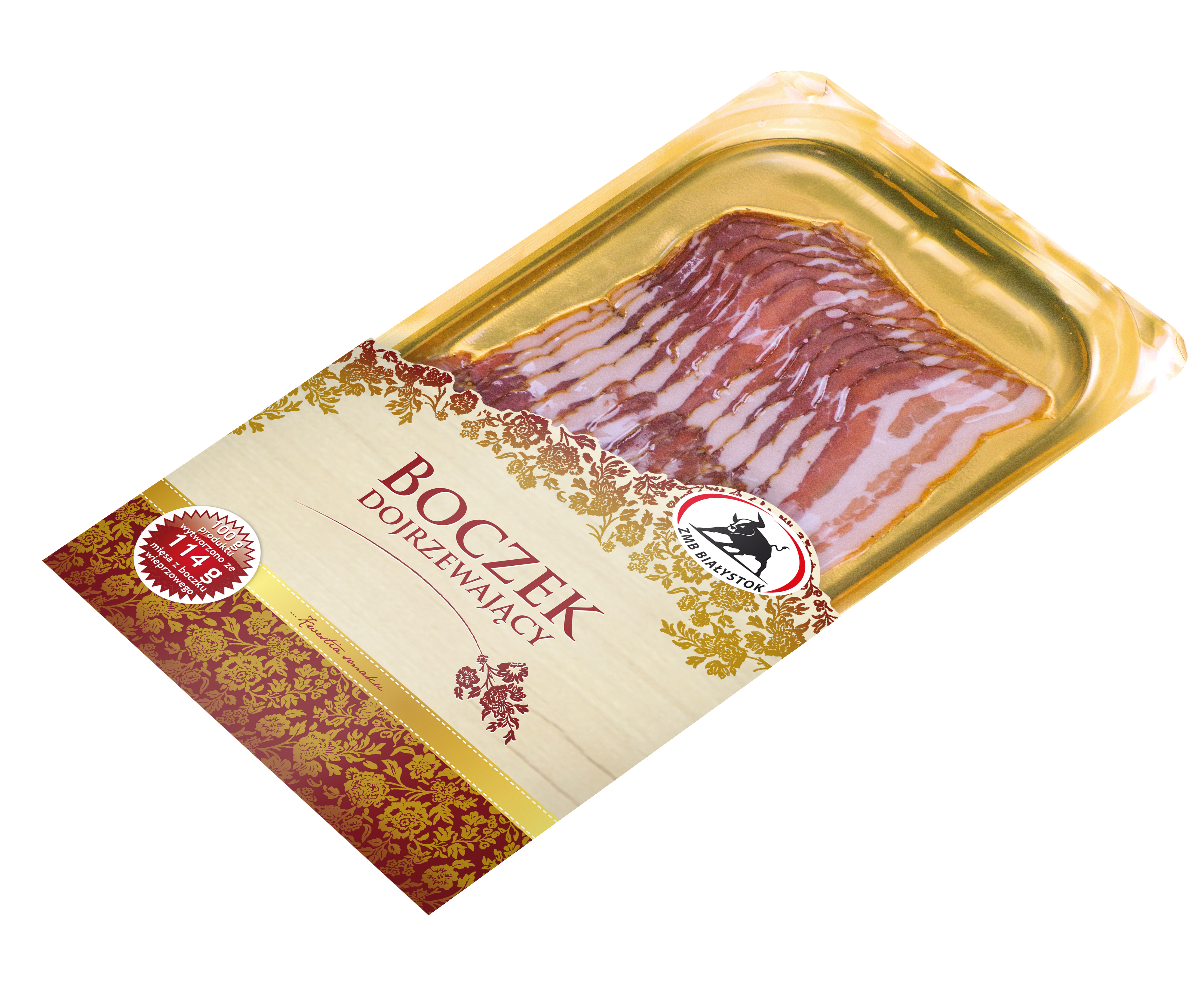 Boczek Wieprzowy Dojrzewający Plastry 100 G Zmb