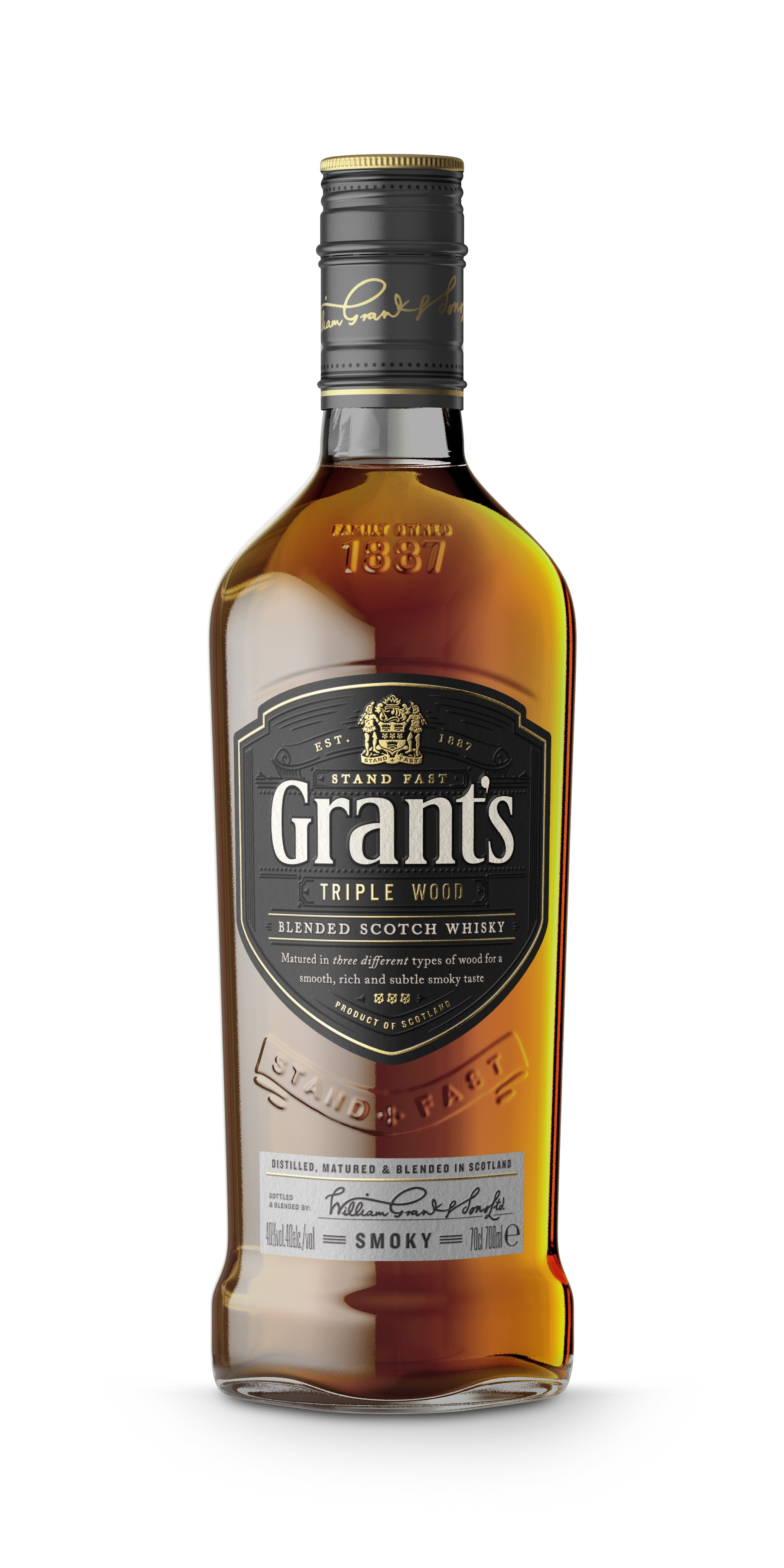 Whisky Grant'S Triple Wood Smoky 40% 700Ml