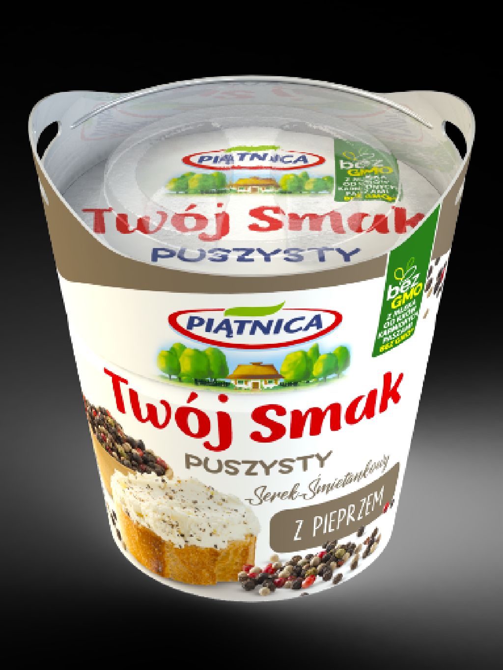 Piątnica Serek Twój Smak Puszysty Z Pieprzem 150 G