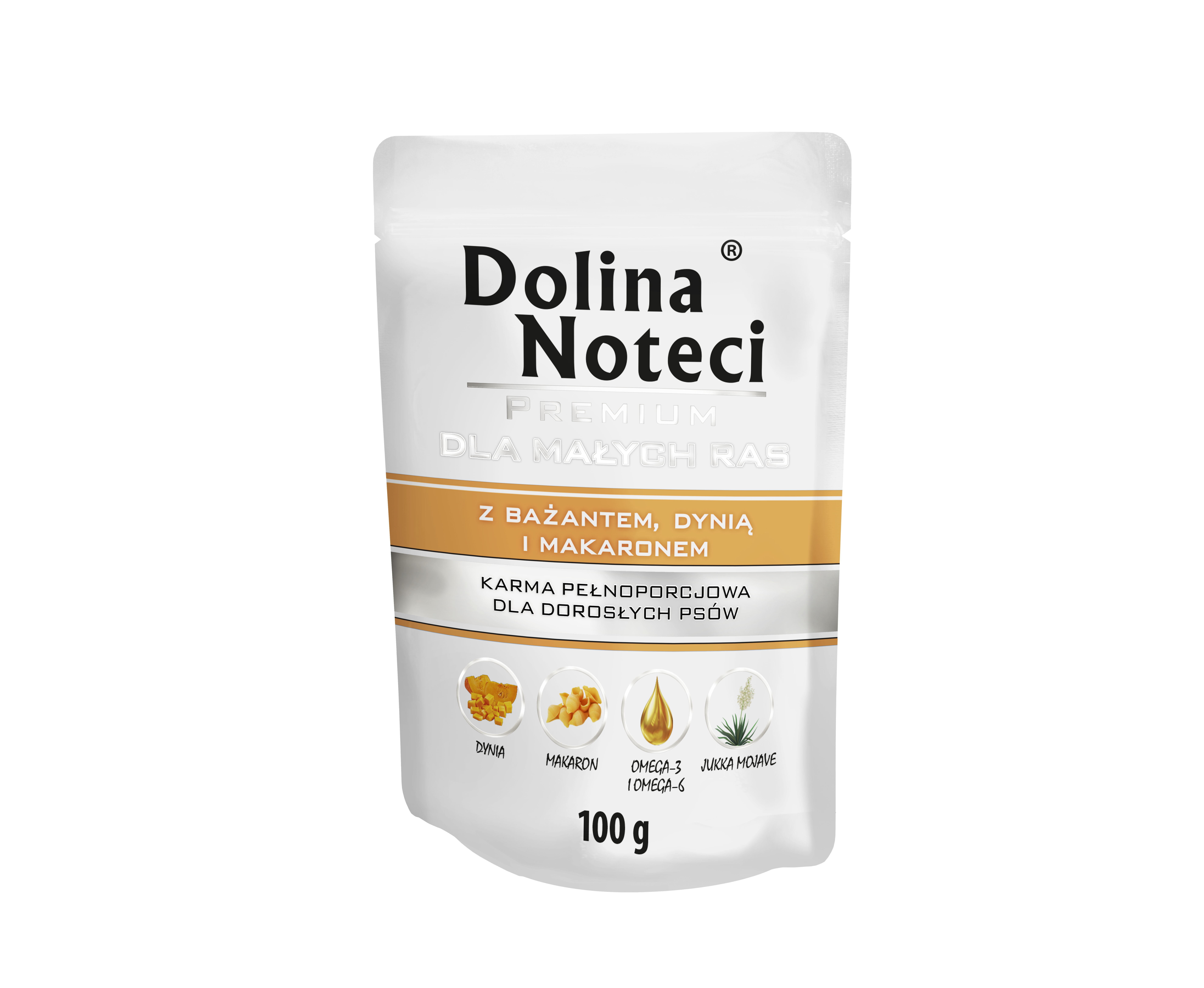 Dolina Noteci Premium Mokra Karma Dla Psów Małych Ras Z Bażantem Saszetka 100 G