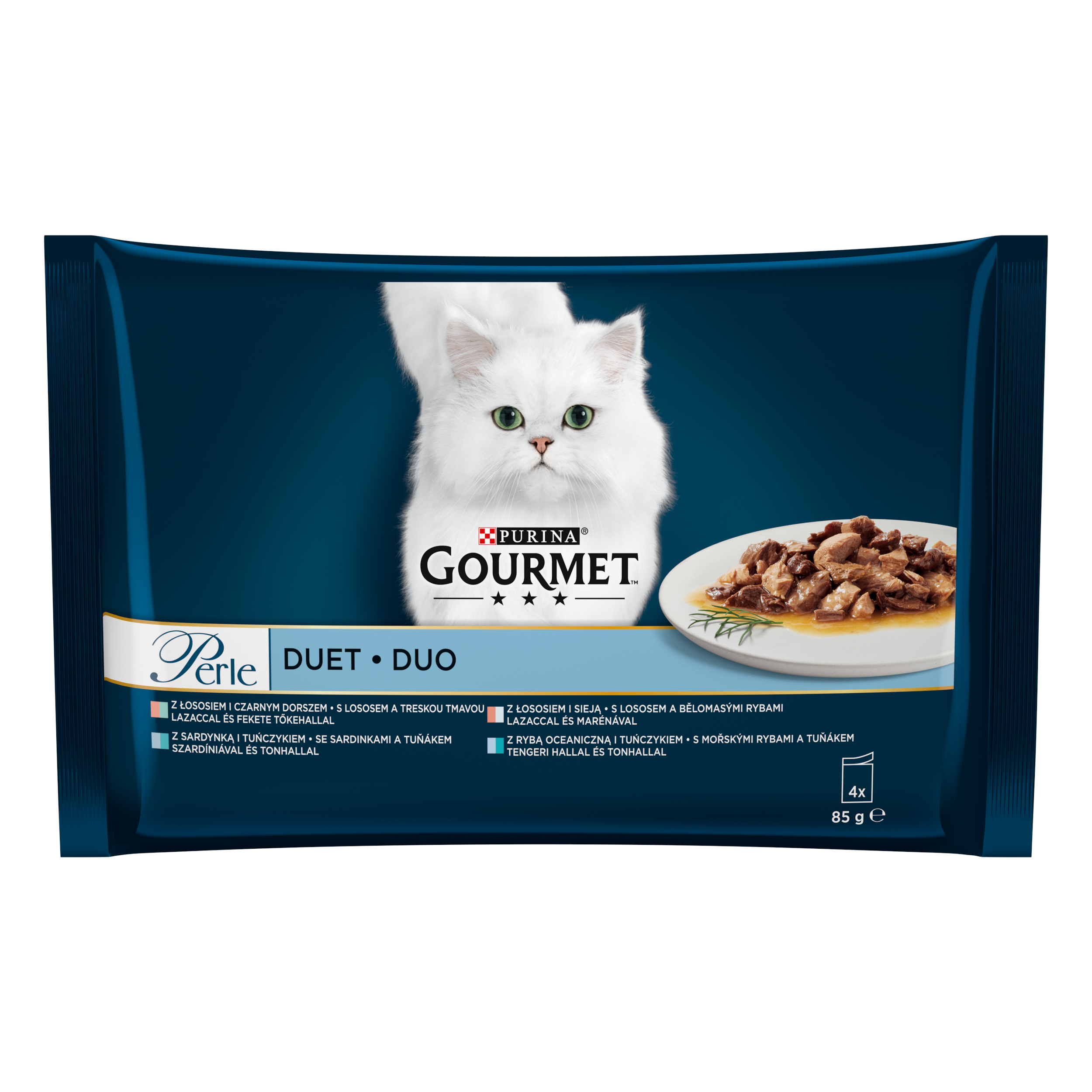 Gourmet Perle Duet Rybny 4X85G