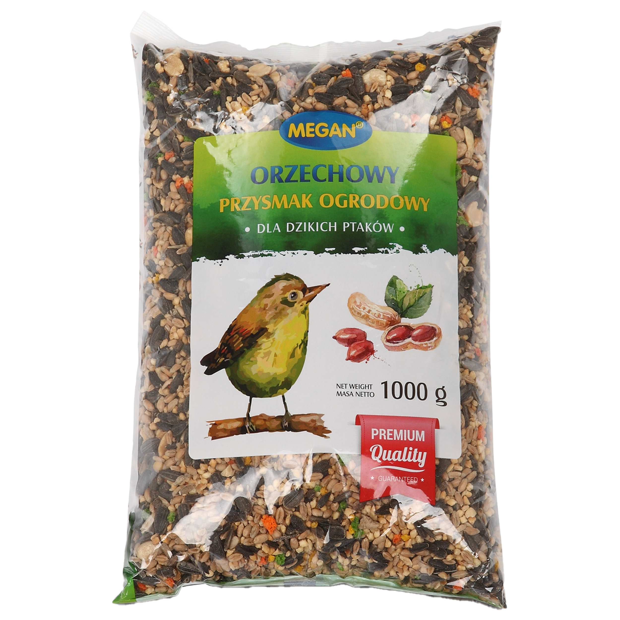Megan Orzechowy Przysmak Ogrodowy Dla Dzikich Ptaków 1000 G