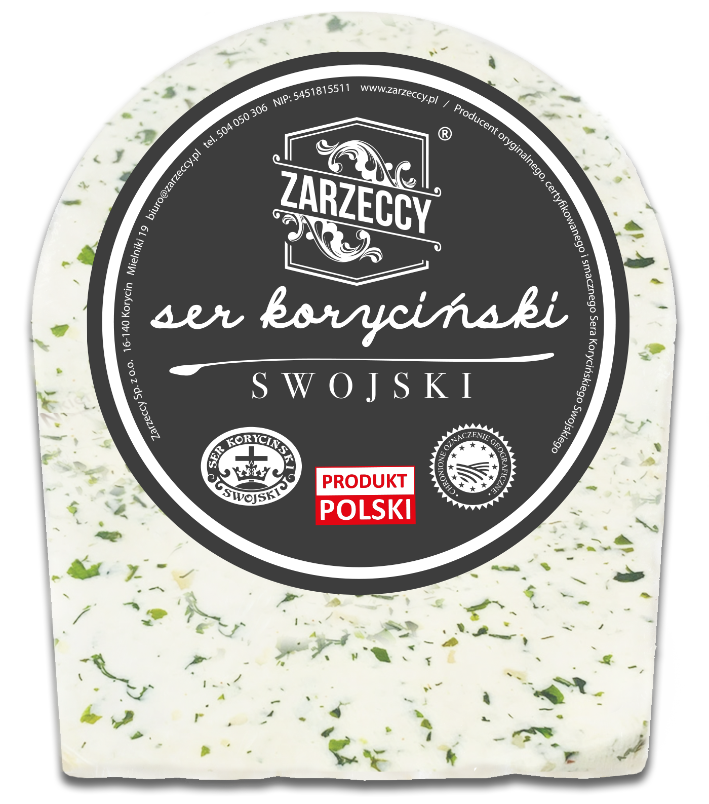 Ser Koryciński Swojski Z Czosnkiem Niedźwiedzim Ok 300G