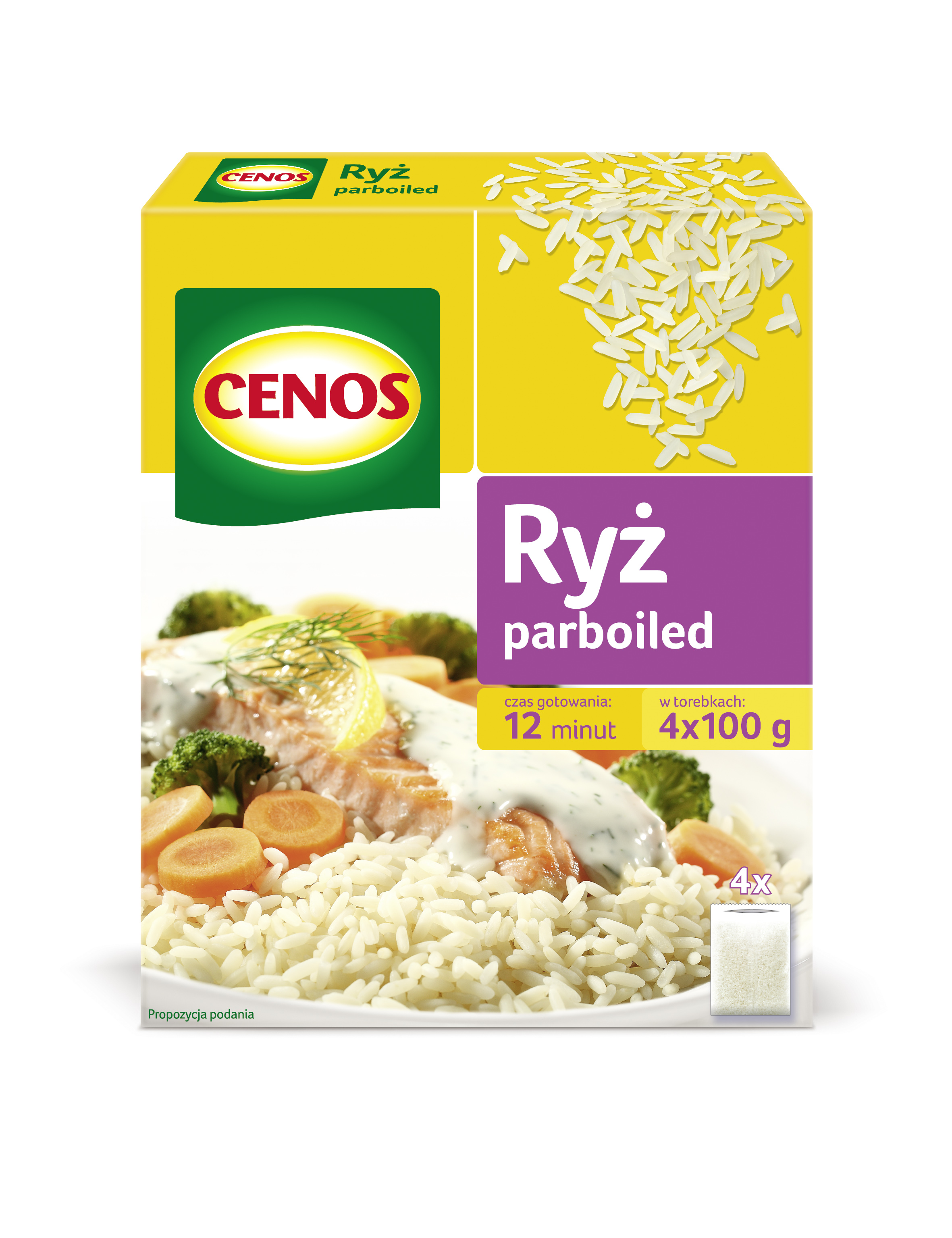 Ryż Parboiled 4 X 100 G Cenos