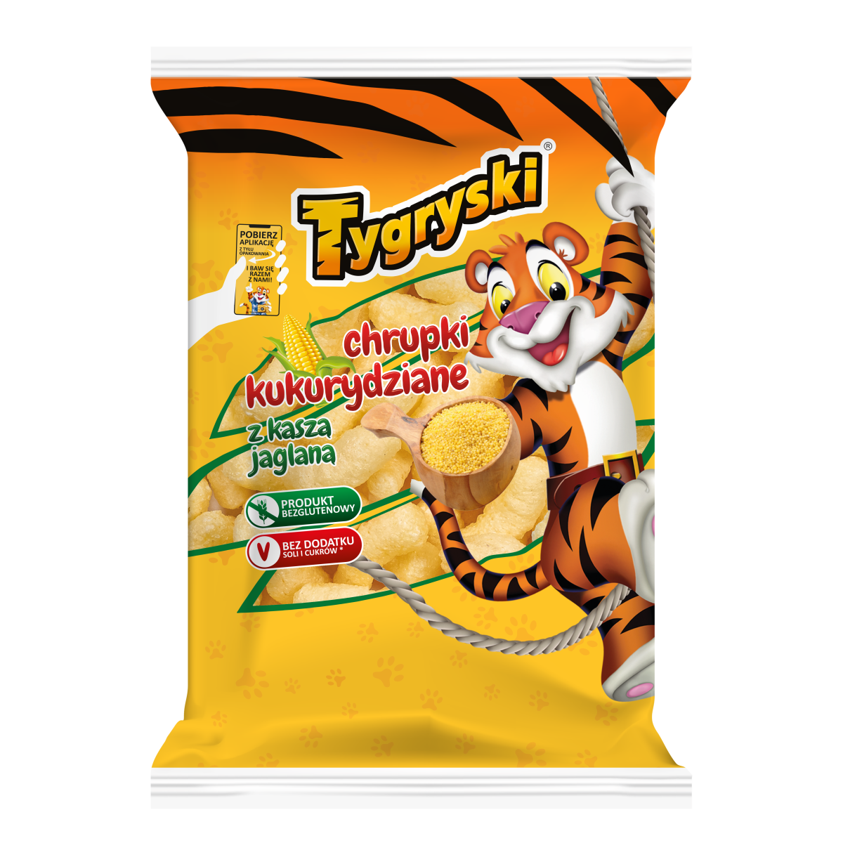 Tygryski Chrupki Kukurydziane Z Kaszą Jaglaną 50G