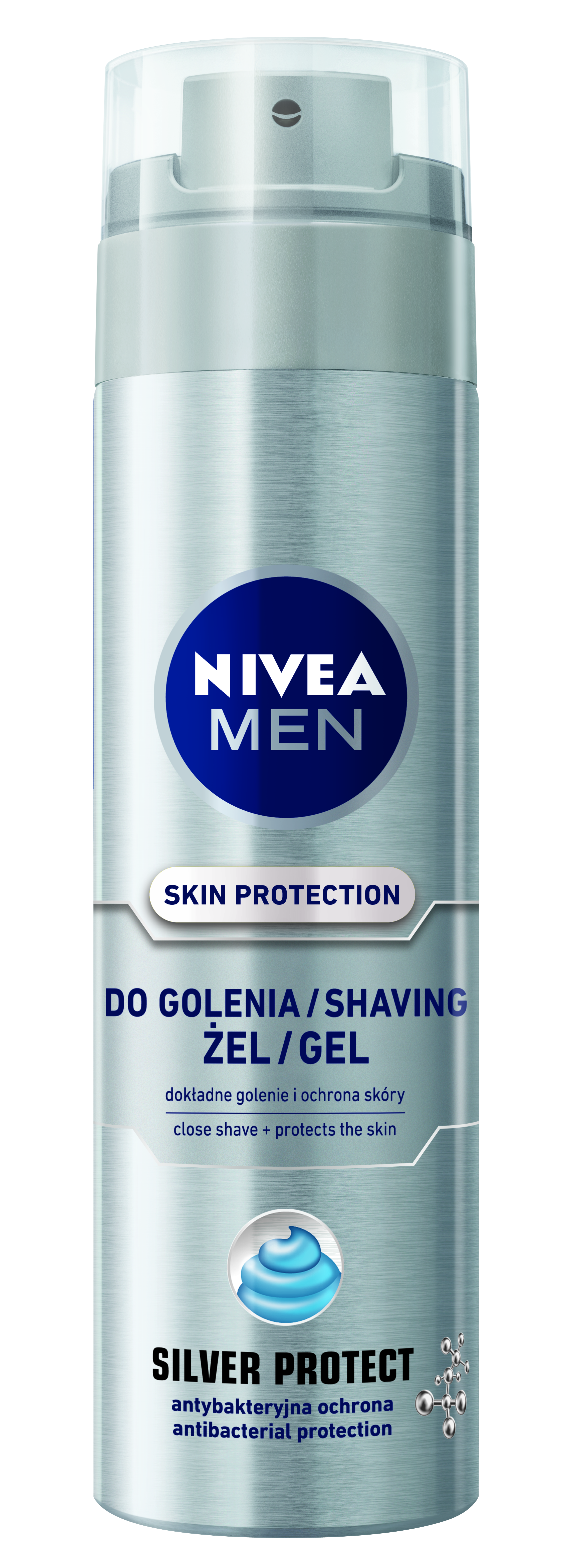 Nivea Żel Do Golenia Silver Protect 200 Ml