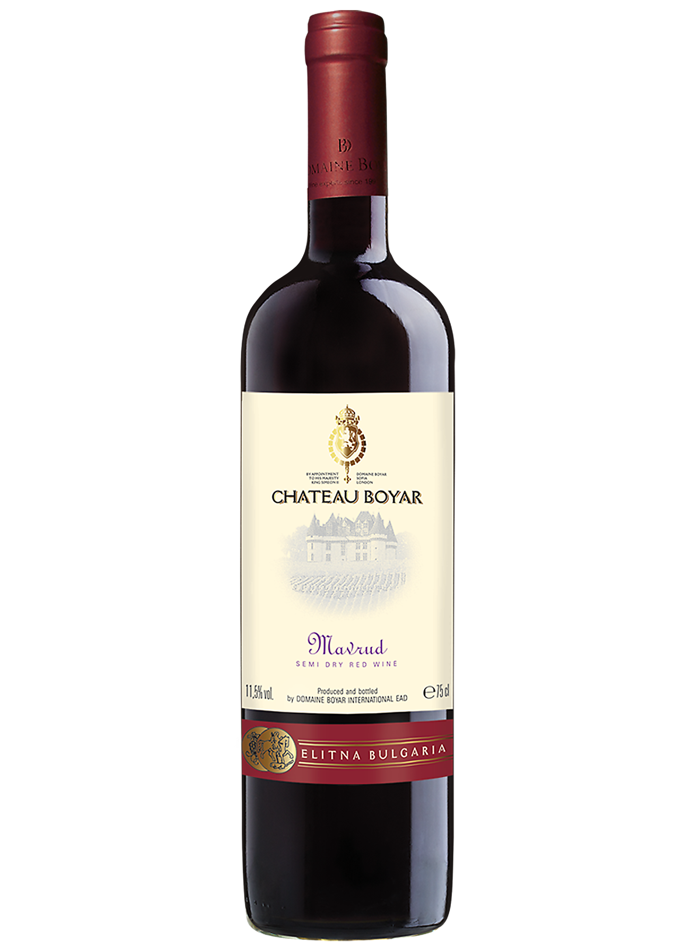 Chateau Boyar Mavrud Semi Dry Red Wine 0,75 L