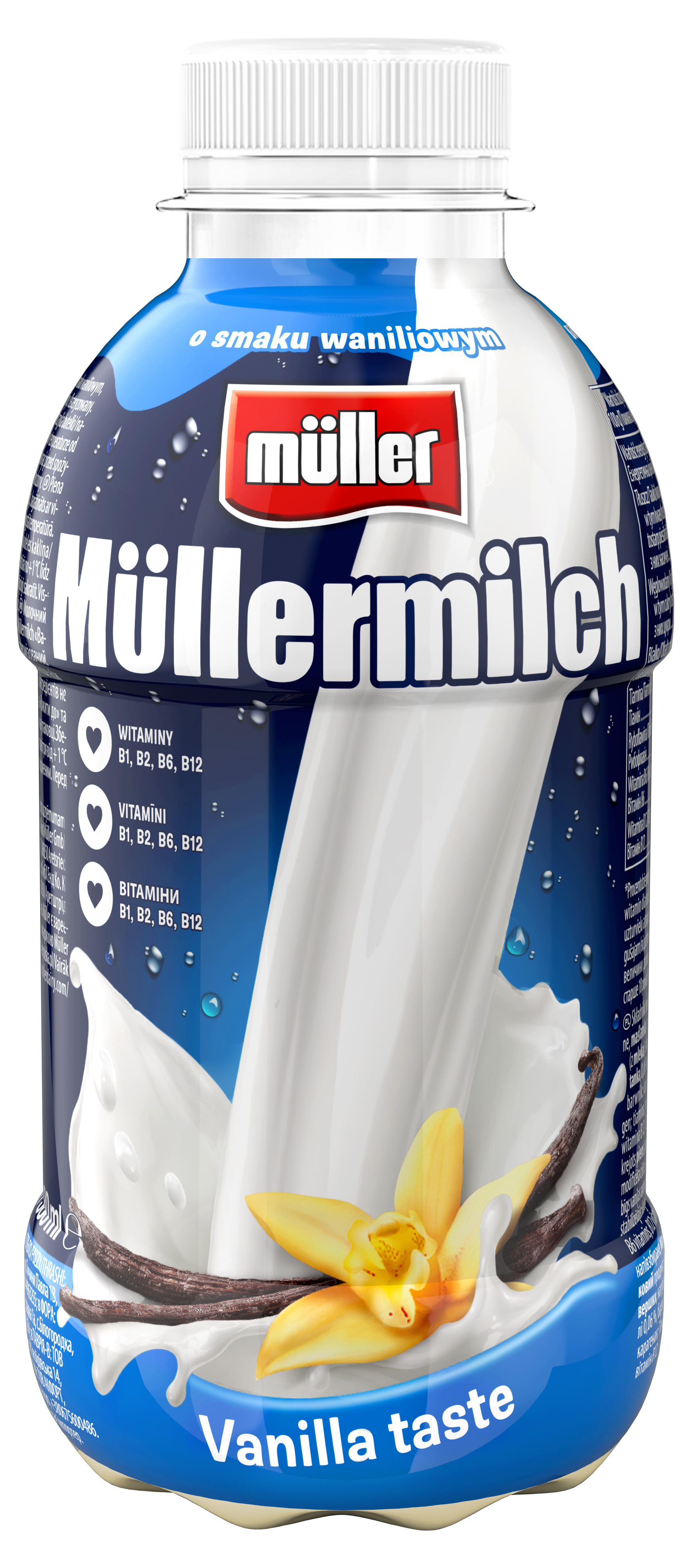 Müllermilch Napój Mleczny O Smaku Waniliowym 400G