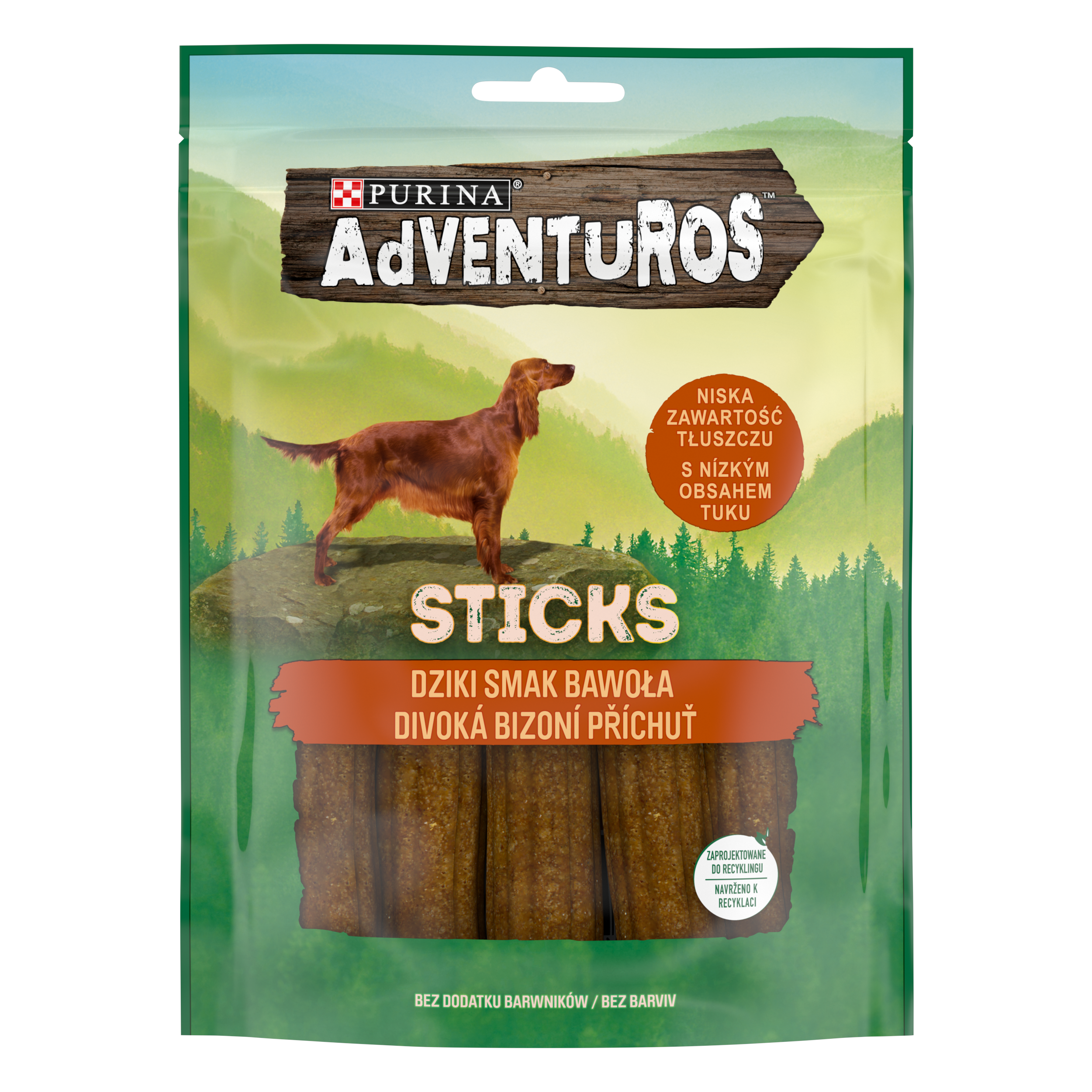 Adventuros Stics Dziki Smak Bawoła 120G