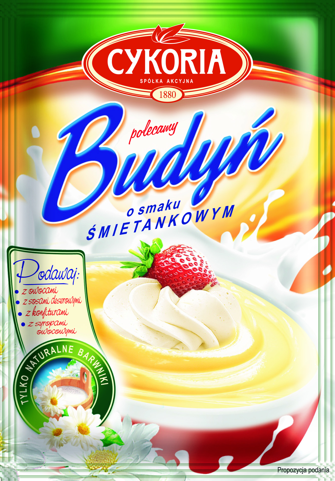 Budyń Bez Cukru O Smaku Śmietankowym Cykoria 40G