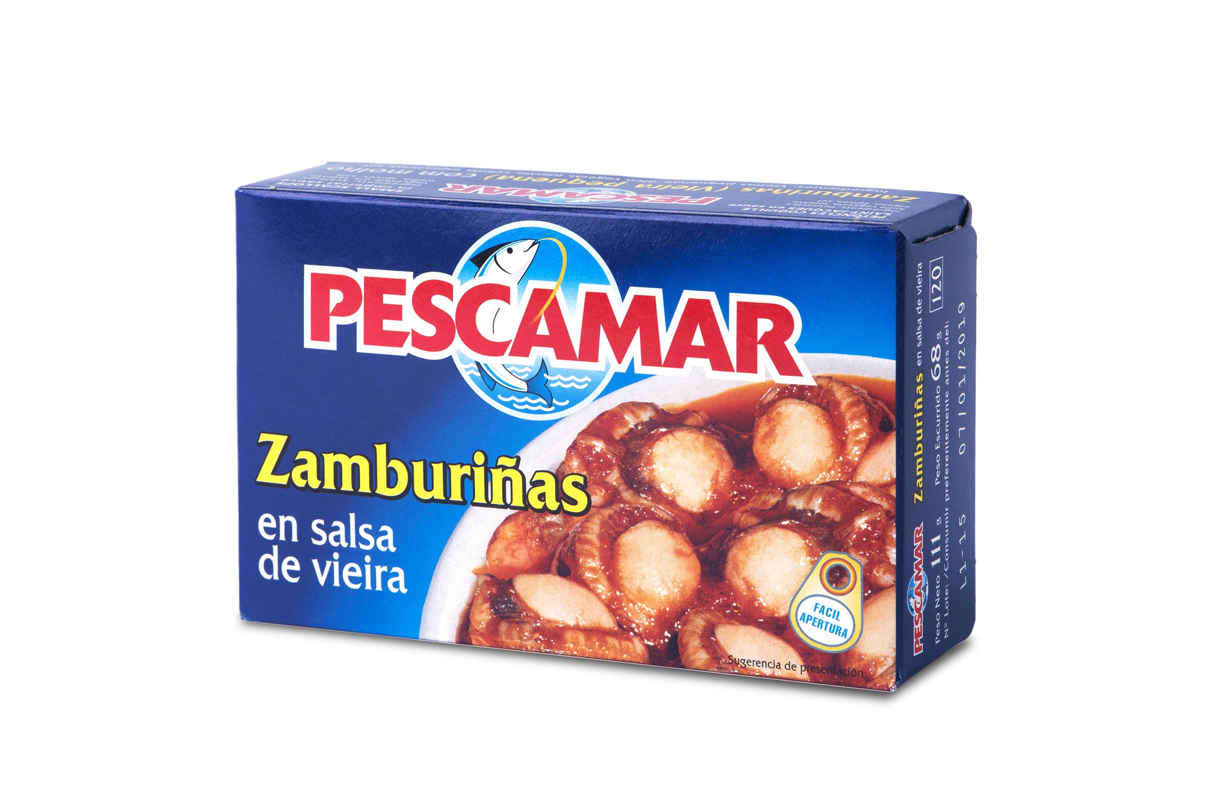 Przegrzebki W Sosie Królewskim 111G/68G Pescamar