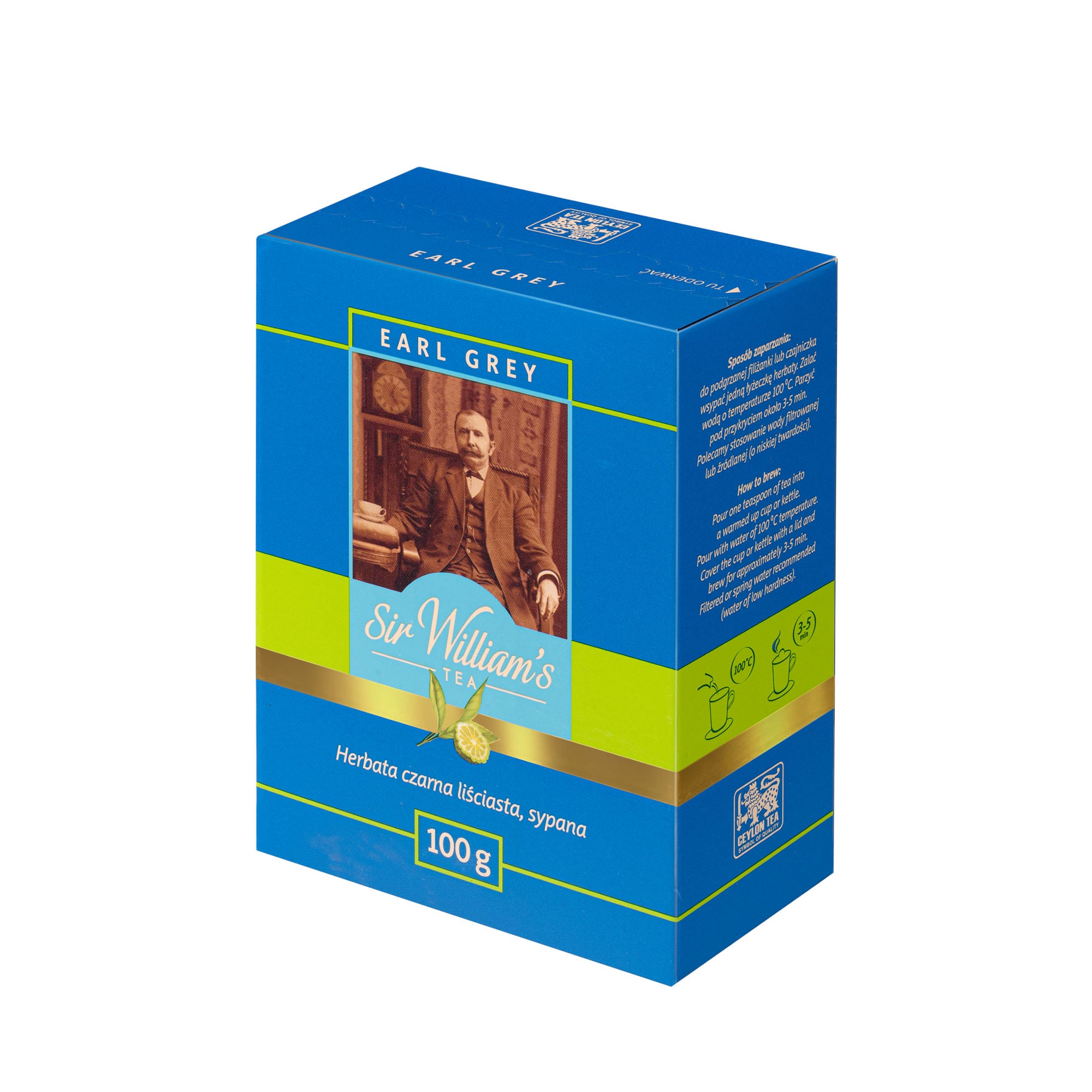 Herbata Sir William'S Tea Earl Grey 100 G.