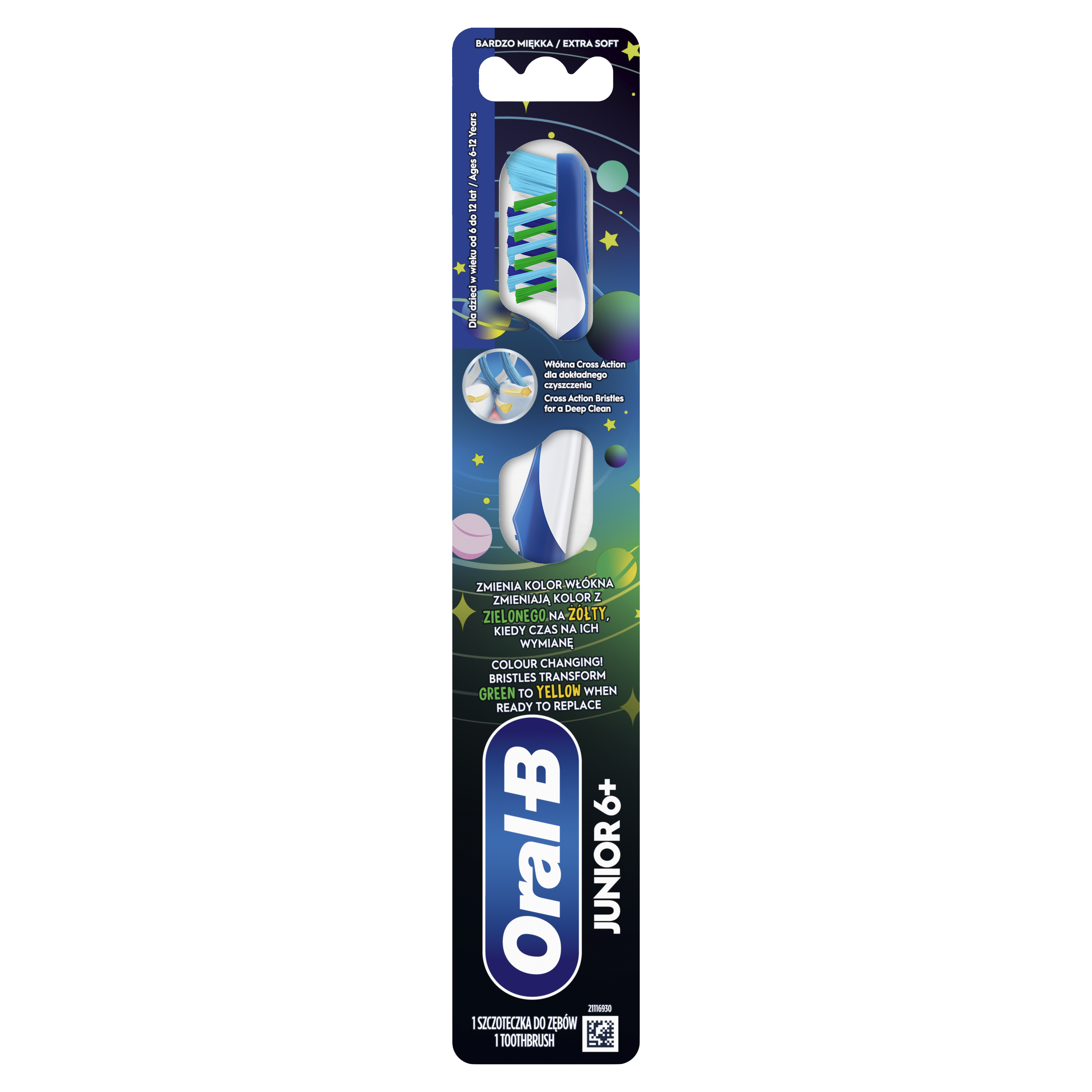 Oral-B Junior 6+ Szczoteczka Do Zębów 1 Szt